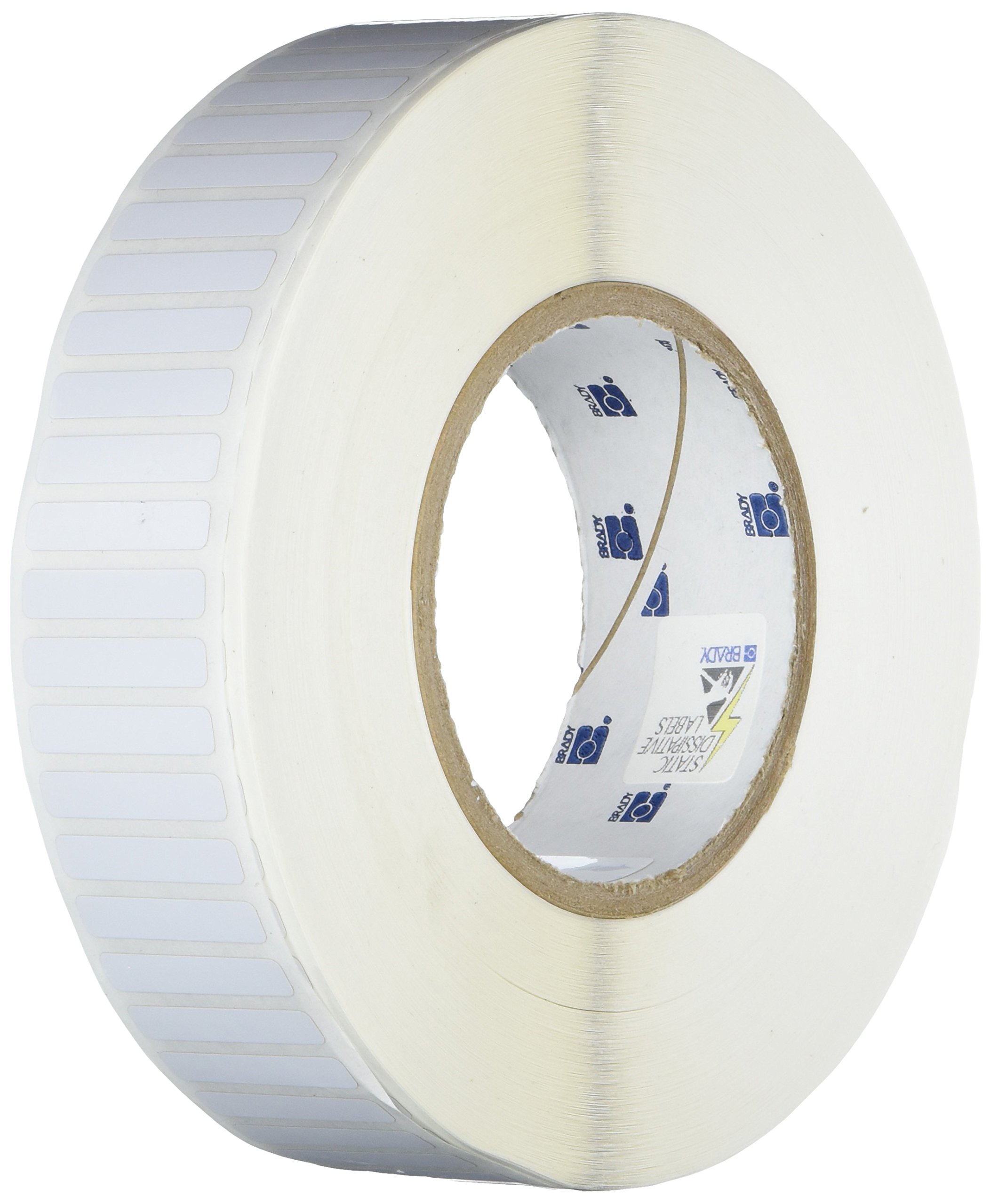 Brady THT-43-718-10 B-718 High-Temperature ESD Industrial Polyimide Barcode Label Gloss 0.250 H x 1.250 W White 10000/Roll by Brady｜global研究所