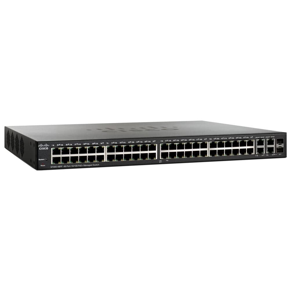 Cisco Small Business 24-Port PoE+ 2 x SFP L3 Switch P/N: 空想科学小説300-24PP-K9-NA