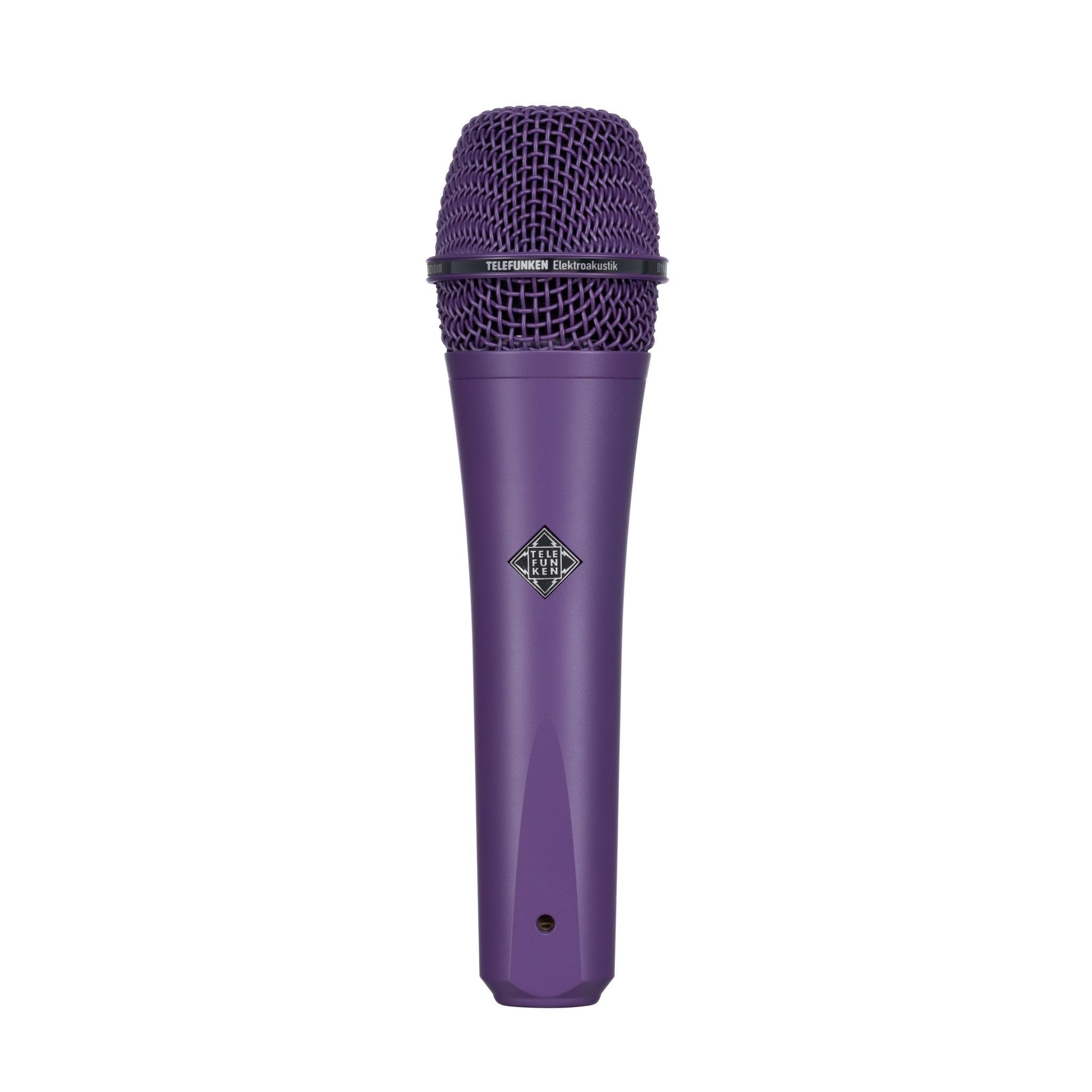 Telefunken M80 | Handheld Dynamic Cardioid Microphone Solid Color Finish Frequency Range 30Hz / 18kHz Impedance 200 ohms (Purple) by TELEFUNKEN Elektroakustik|global研究所