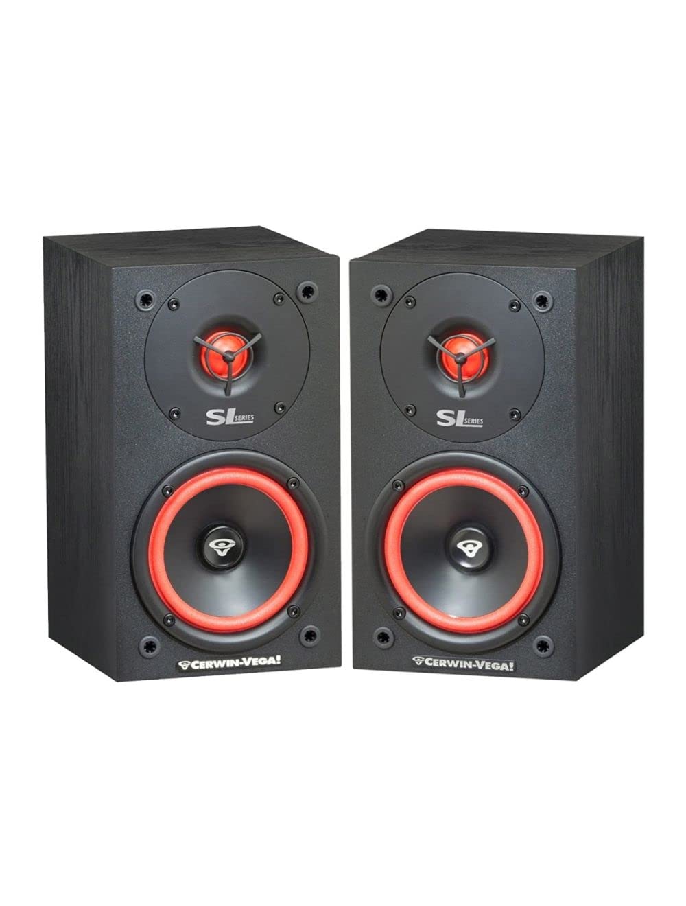 Cerwin Vega SL5M 2-Way Bookshelf Speakers  Pair by Cerwin-Vega