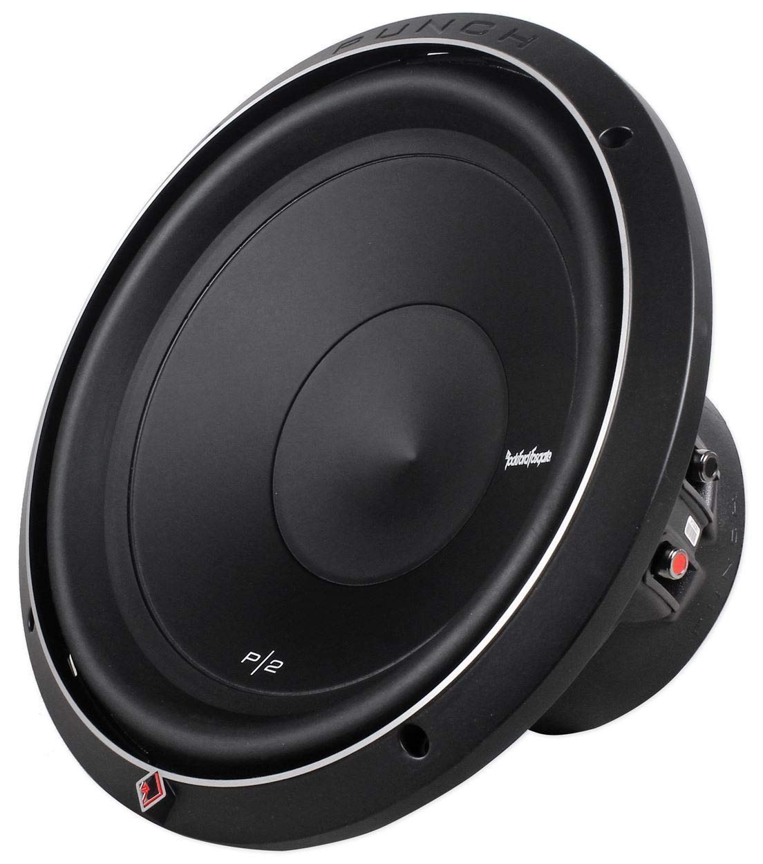 2) ROCKFORD FOSGATE P2D4-12 12in 1600W カーサブウーファーサブ+デュアル通気控え選手ボックス席