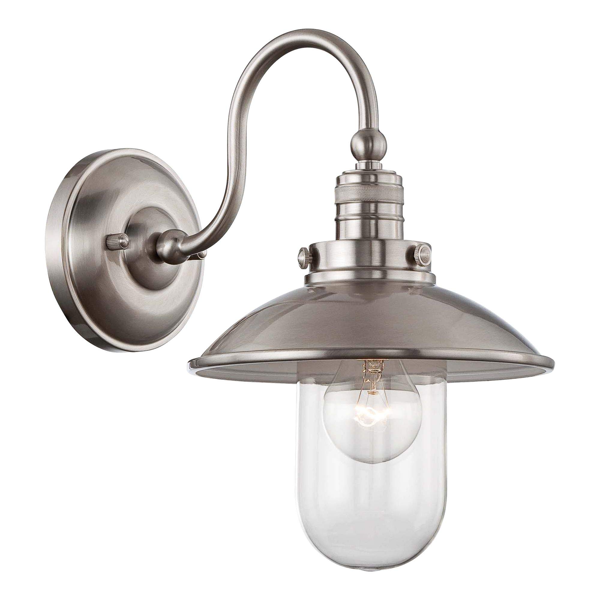 ミンカラヴェリー71162 1ライトバーンライト壁取り付け用燭台からThe Downtown Edison Colle、 71162-84 1