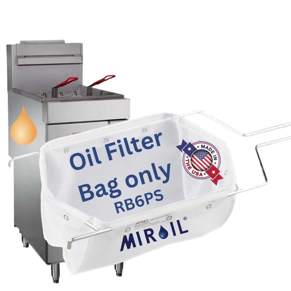 Miroil RB6PS Part 12852 EZ Flow Fryer フィルターバッグ フレームなし