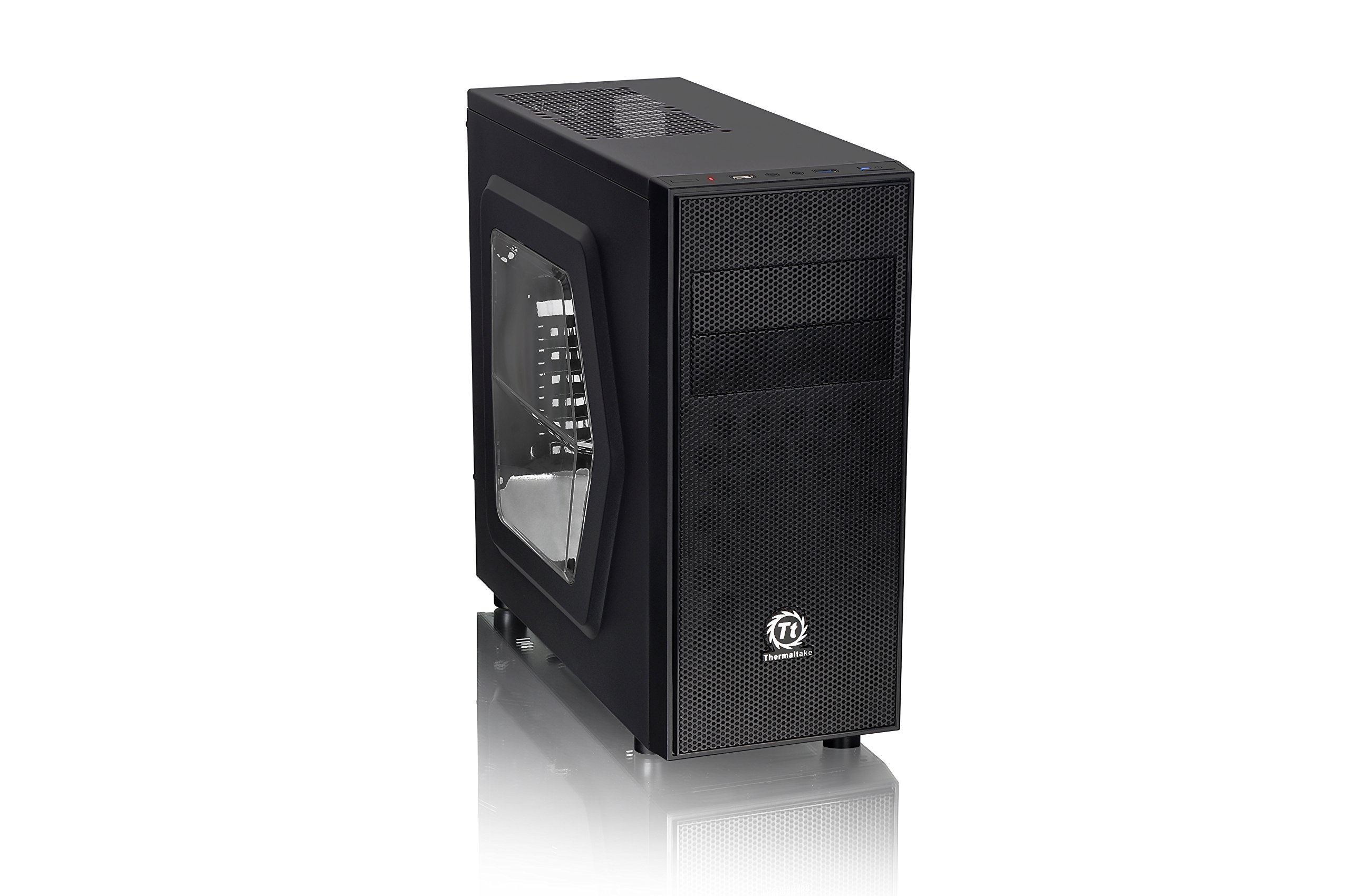 Thermaltake Versa h15 SPCC Micro ATX Miniタワーコンピュータシャーシca-1d4 ? 00s1nn-00 H24 Mid Tower CA-1C1-00M1WN-00
