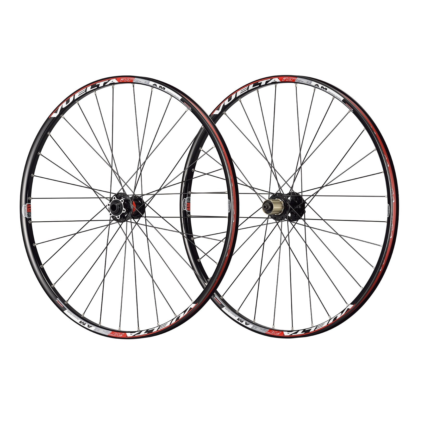 Vuelta MTB AMホイールセット、ブラック、27 1/2インチ