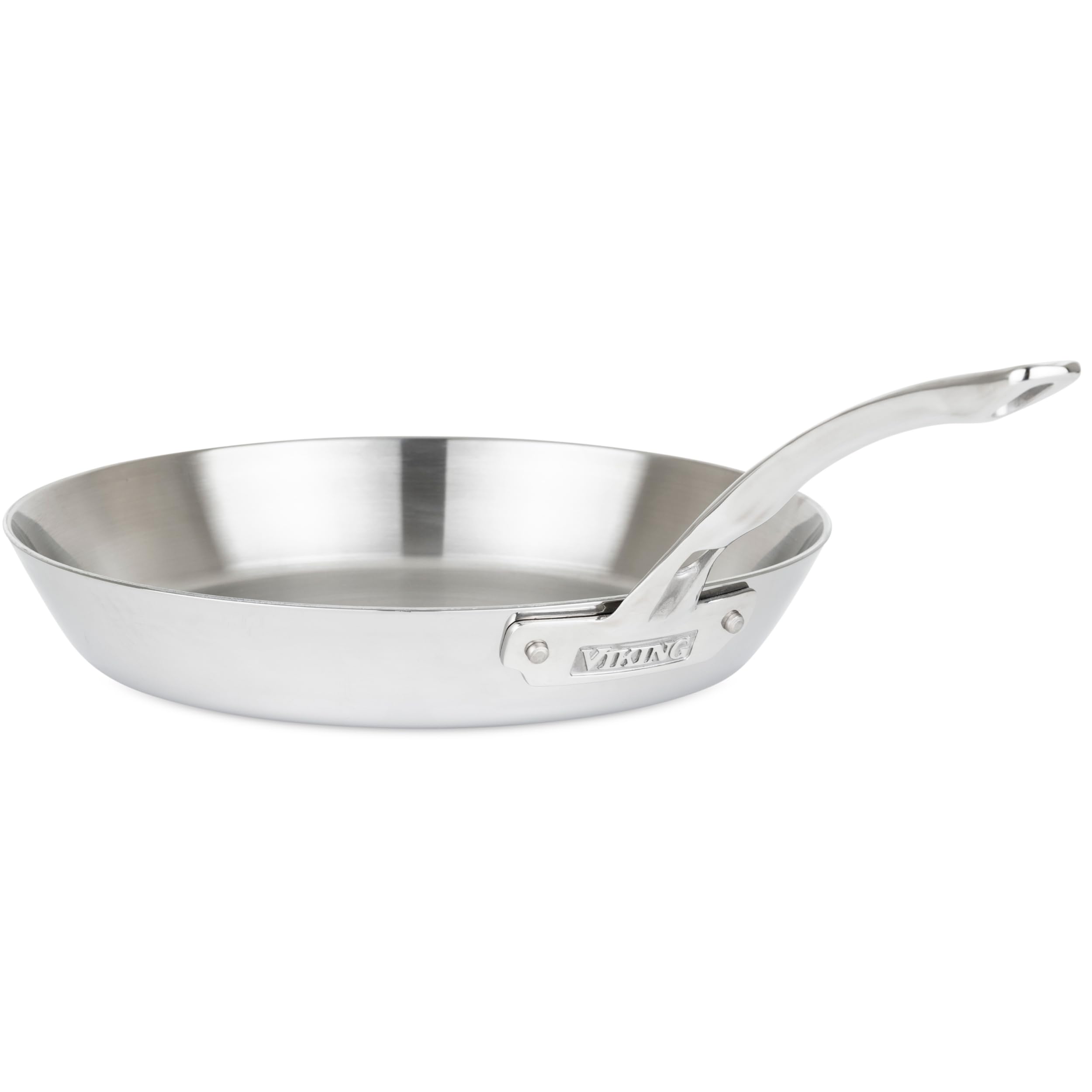 Viking Contemporary Mirror Finish Fry Pan 12 Silver by Viking