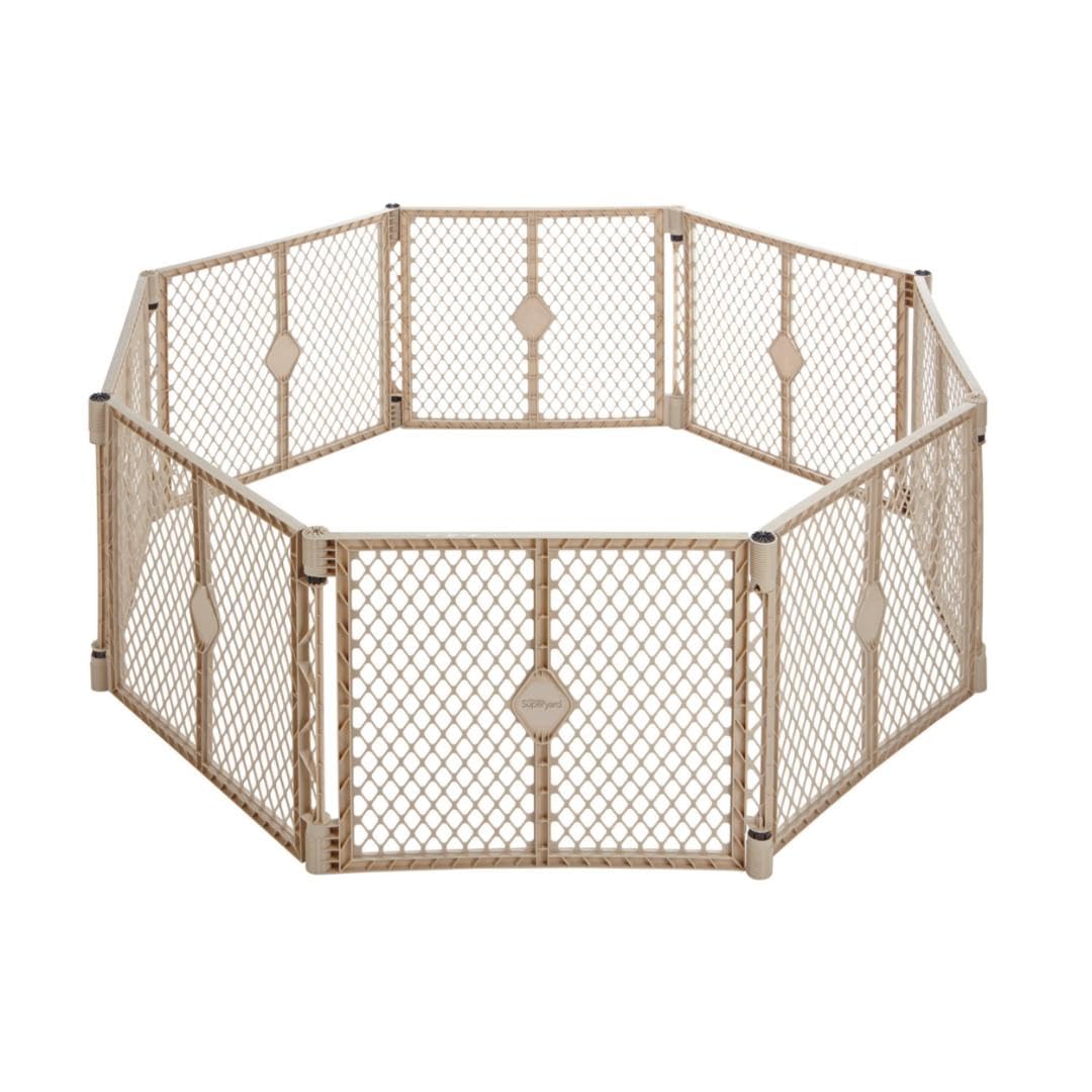 North States Superyard Indoor Outdoor 8 panel Playard-Sand by North States [並行輸入品] プリンター・FAX用インク-パソコン・周辺機器-インクカートリッジ