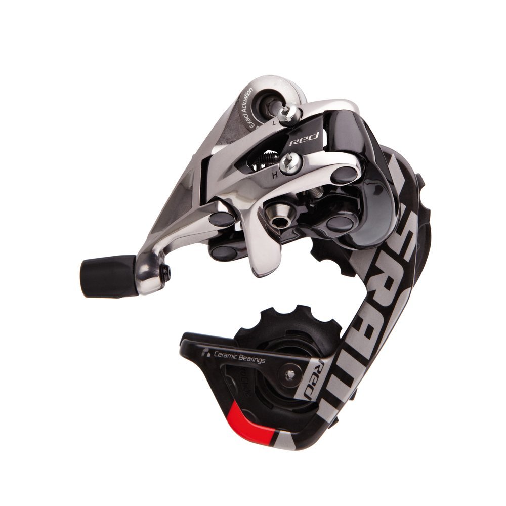 Sram Red 10スピードリアディレイラーWifliエアログライド（ミディアムケージ）：10spdミディアム