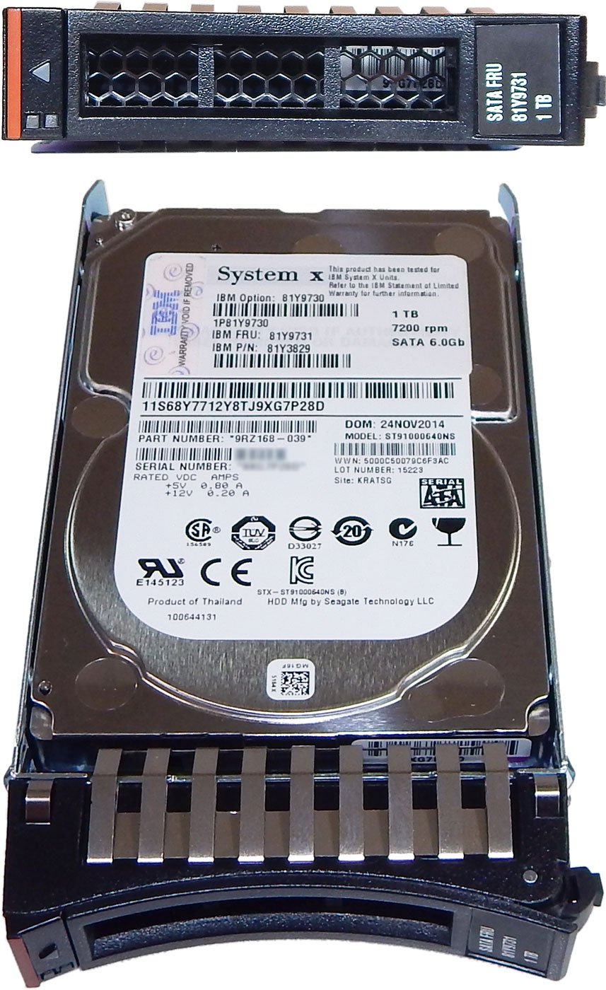 IBM 1tb 7200rpm 6.0 GB 2.5 in SATAハードドライブ81y9731 81y9730 81y3829｜global研究所 35,670円