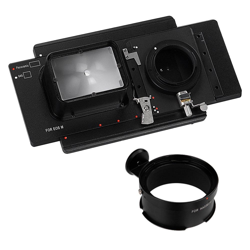 Vizelex RhinoCam Canon EOS M Mount MILCカメラ (EF-M EOS M2など) Hasselblad V-マウントレンズアダプター付き シフトステッチ 645サイズ パノラマ画像用