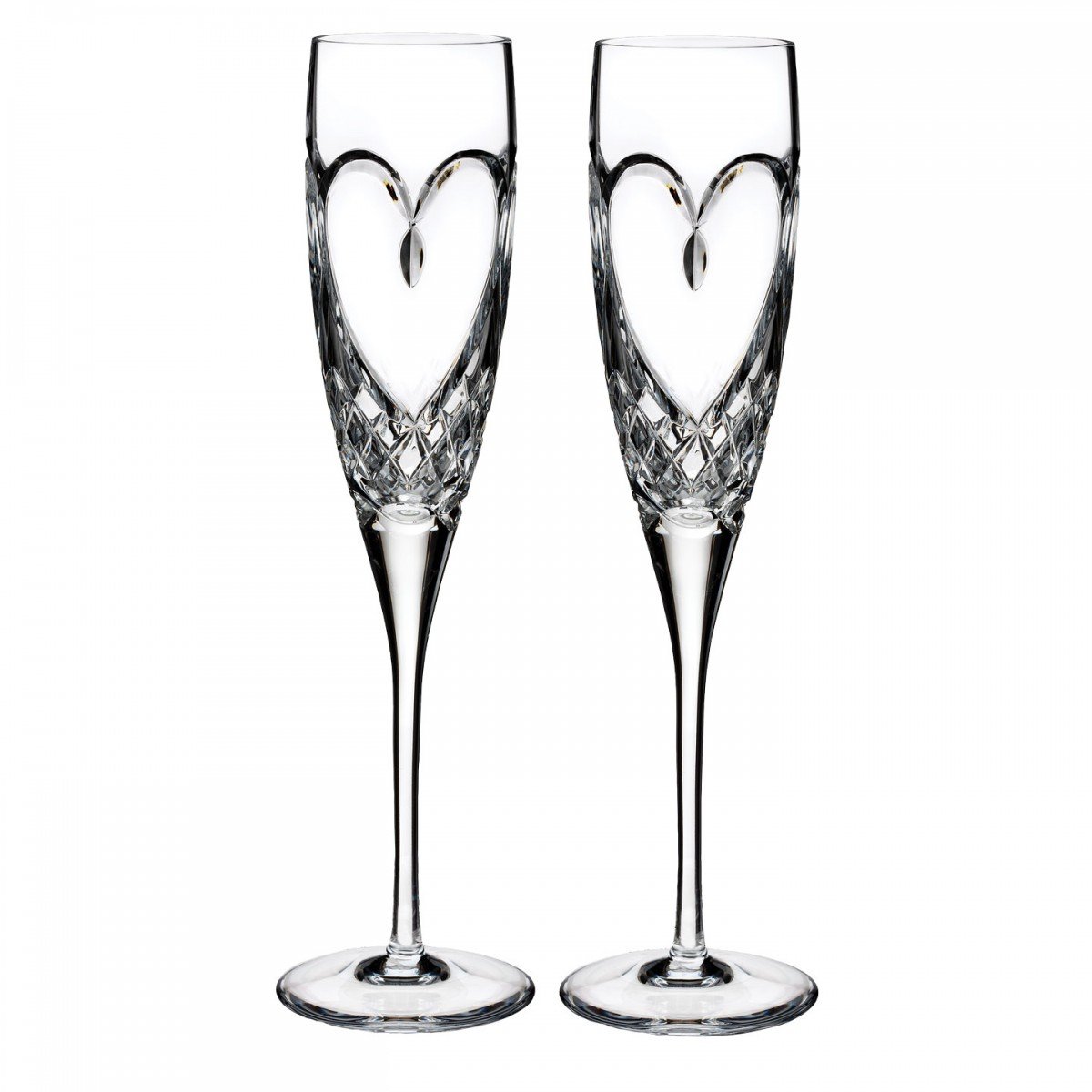 Waterford Love True Love Flute Pair by Waterford