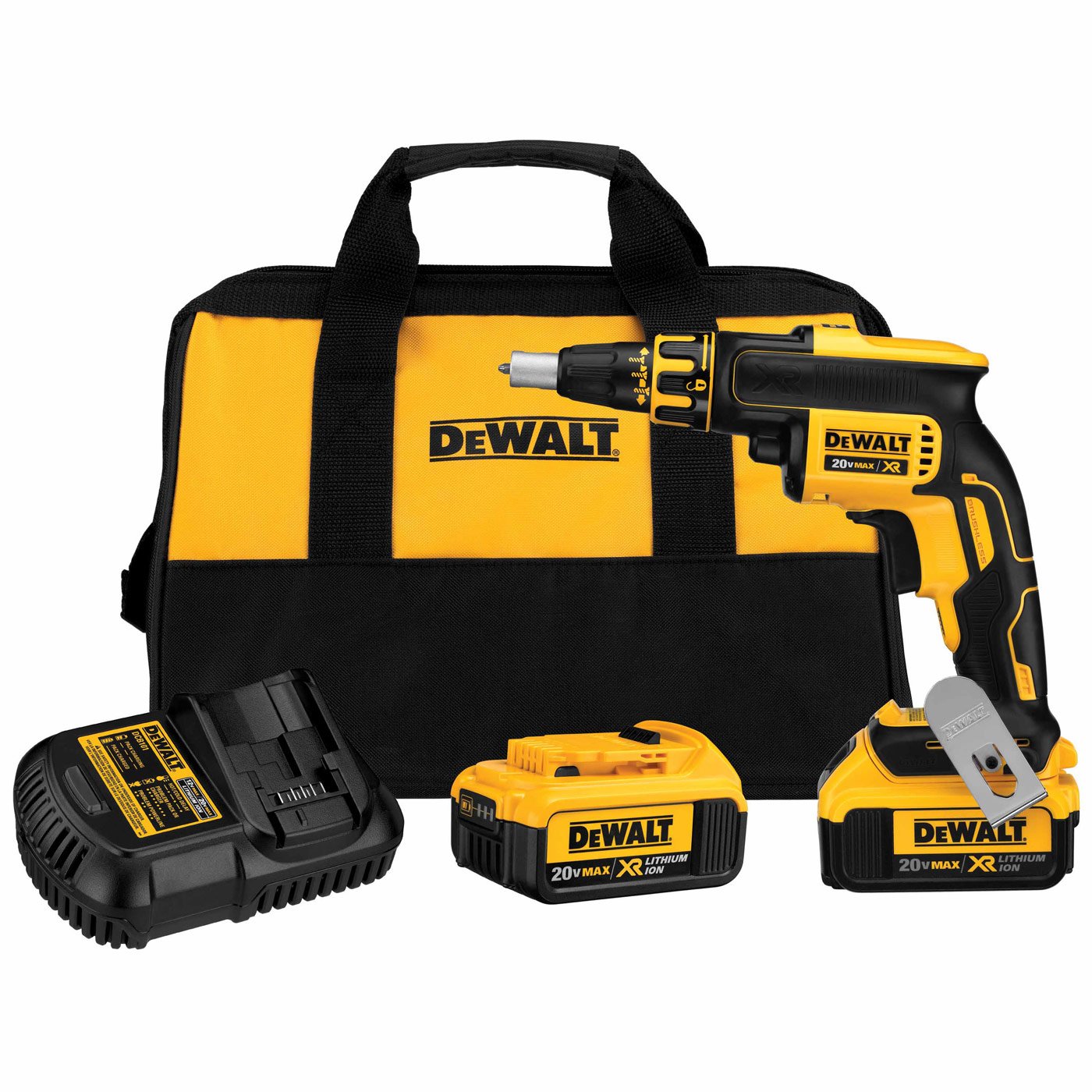 DEWALT DCF620M2 4.0AH 20-volt MAX XR Li-Ion Brushless Drywall ScrewGun by DEWALT [並行輸入品]