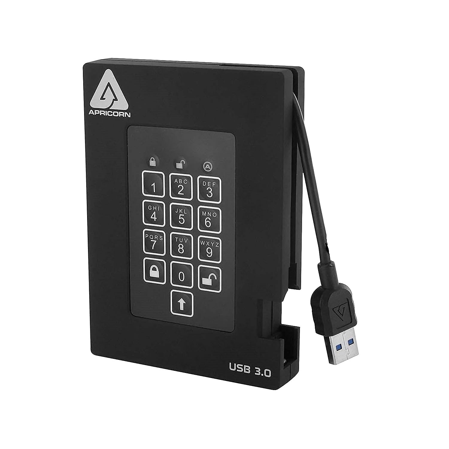 Apricorn Aegis Fortress FIPS 1 TB 140-2 Level 2 Validated 256-Bit Encrypted USB 3 External SSD (A25-3PL256-S1000F)