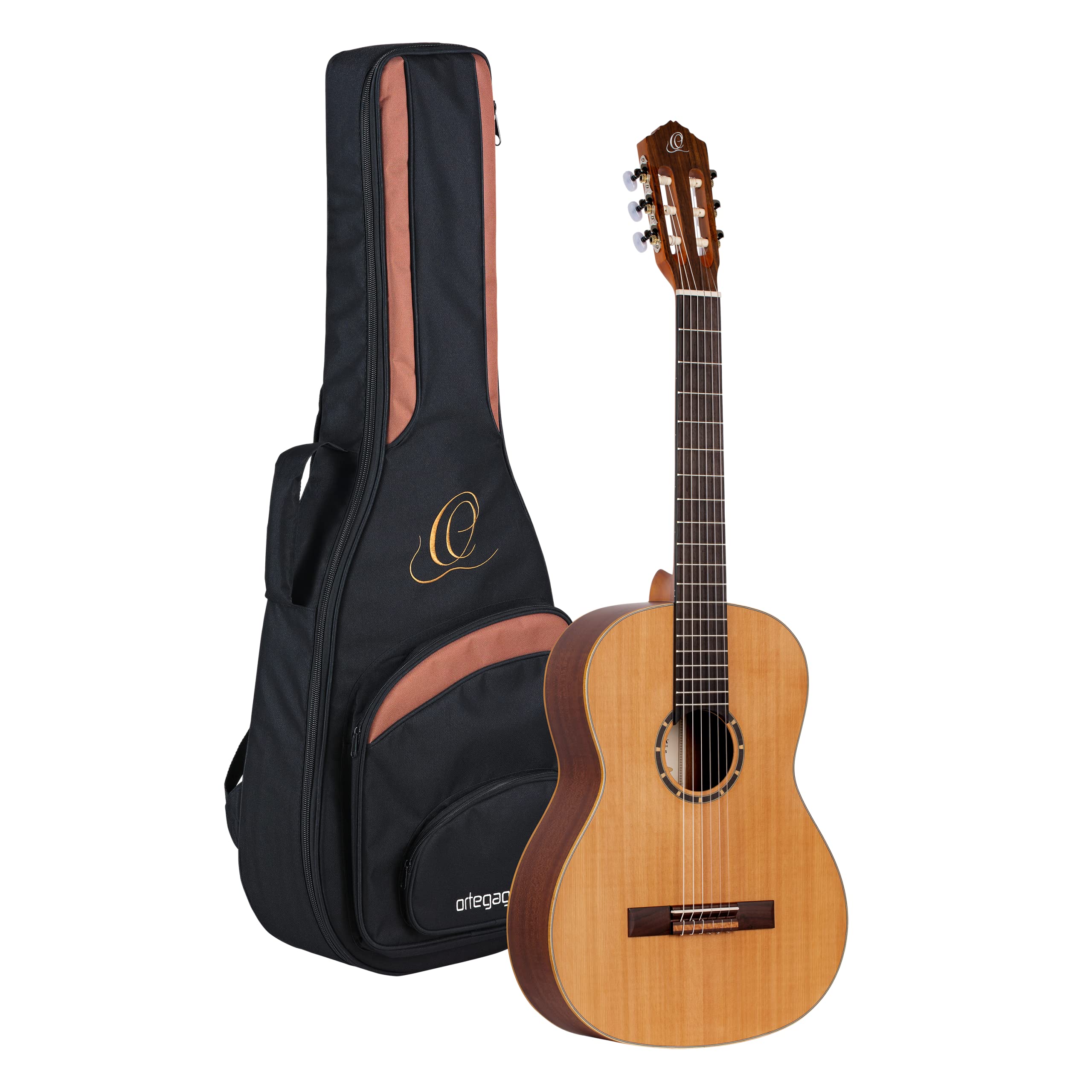 Ortega Guitars R122 Family Series Nylon 6弦 Guitar with Cedar Top and Mahogany Body Satin Finish アコースティックギター アコギ ギター (並行輸入)