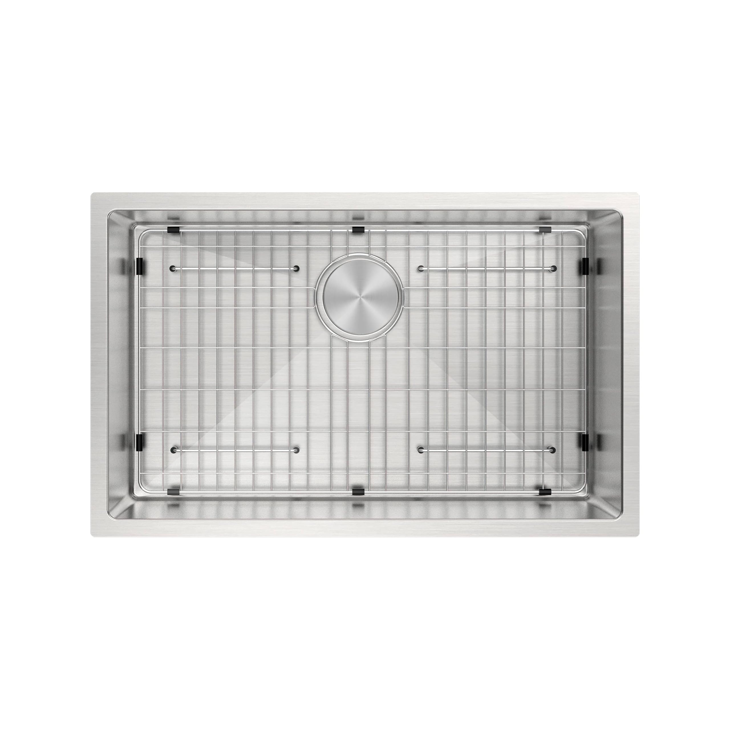 (ズーネ) Zuhne Modena キッチンシンク アンダーマウント シングルボウル 16ゲージ ステンレススチール 32 W x 19 D x 10 H シルバー EO-DWG8-O0IX|global研究所