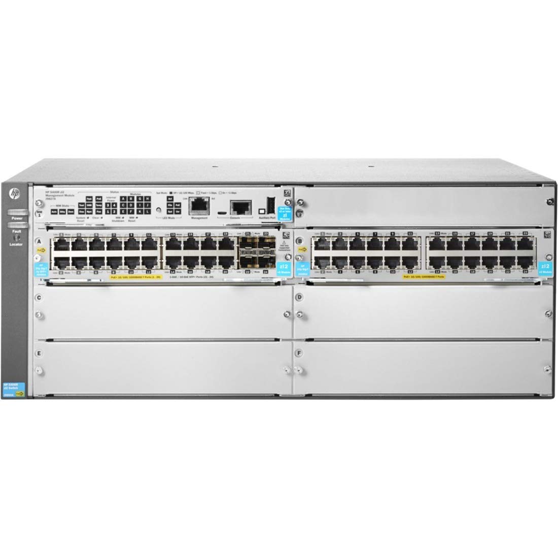 Hewlett Packard Enterprise 5406R 44GT PoE+ \u0026 4-port SFP+ (No PSU) v3 zl2