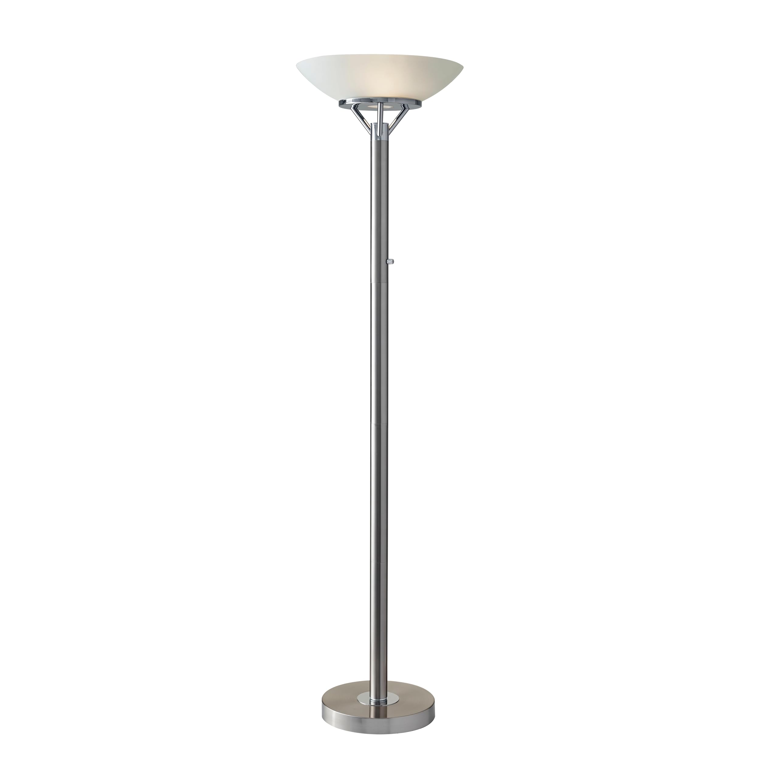 Adesso 5023-22 Expo 300W 間接的な行動点火装置 71in 2 x 150W 高温発光/LED 無光沢スチール写真/Cr入眼 立ち会い場照明ランプ 1個