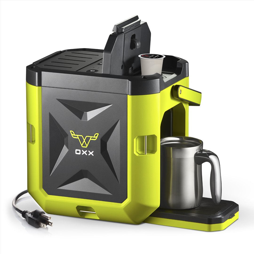 OXX Coffeeboxx 絶対的タフネスコーヒーメーカー アウトドア 建設現場 高耐久性 防塵 防水｜global研究所