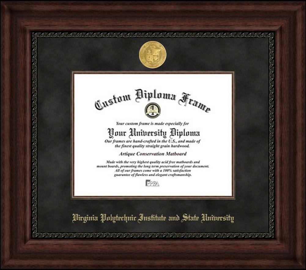 Campusimages VA999EXM Virginia Tech University Executive Diploma Frame