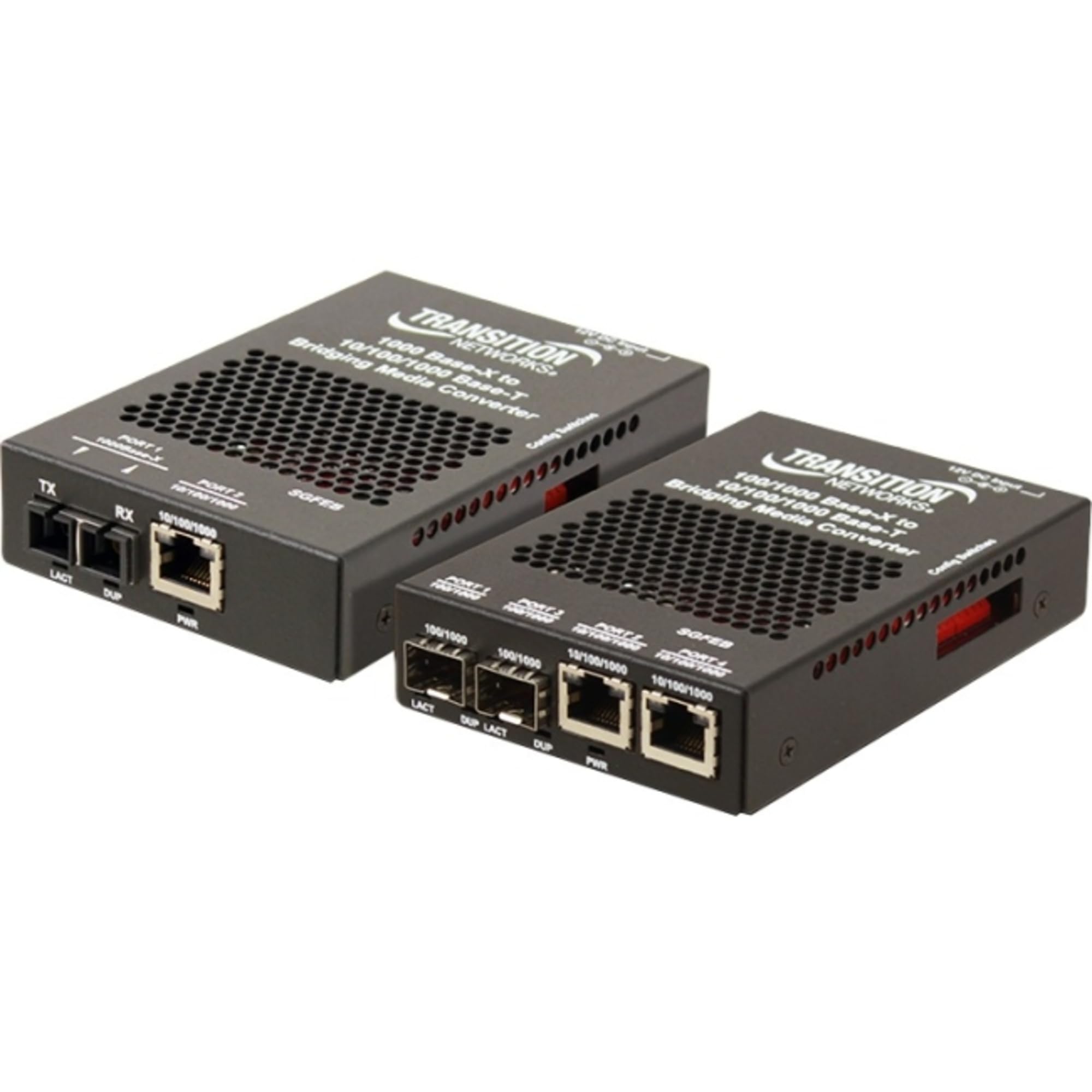 Transition Networks Stand-Alone - Fiber Media Converter (SGFEB1040-130-NA) by Transition Networks