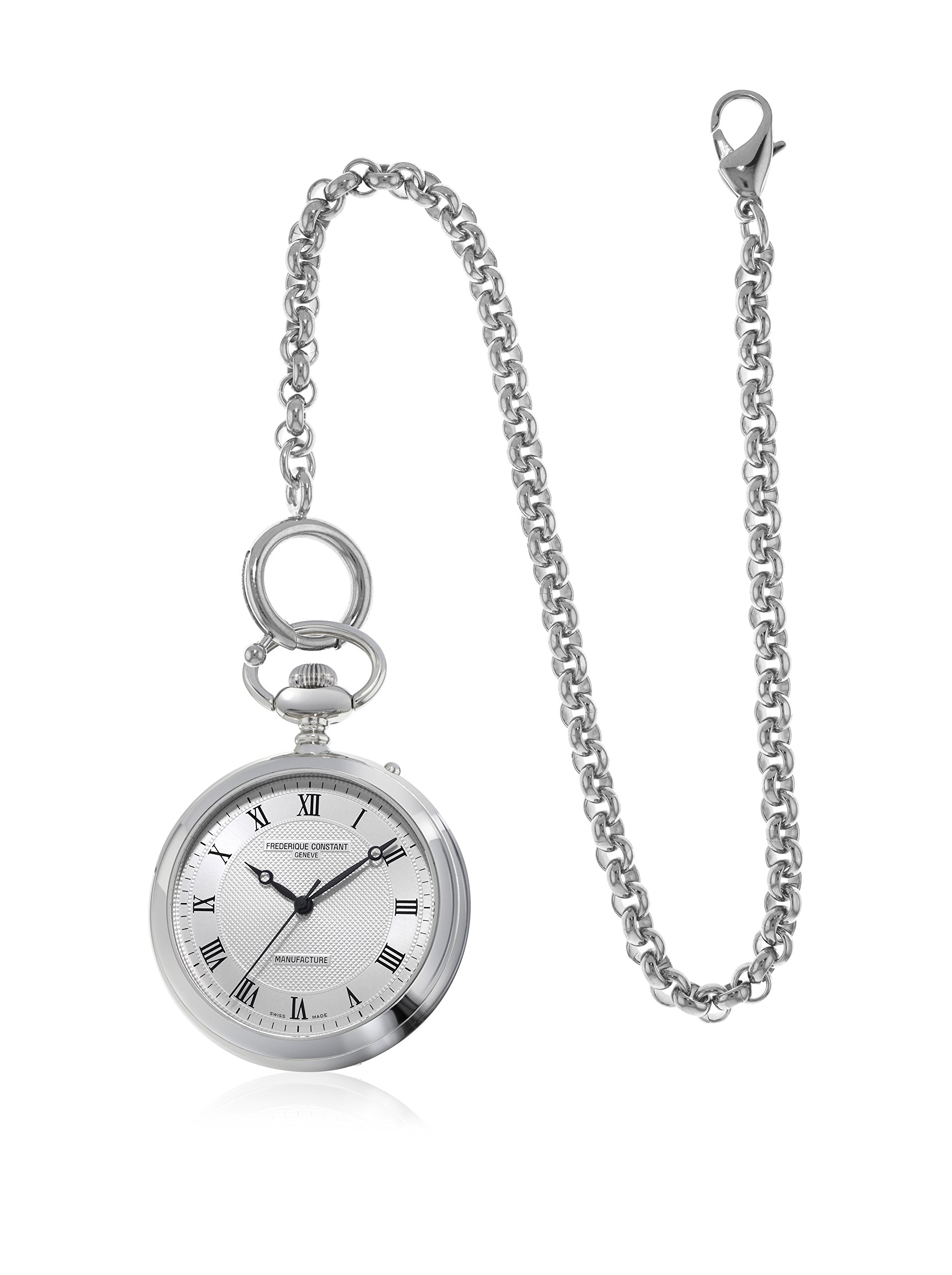 Frederique Constant か細い生産ライン 手一巻き社会的運動 しろがね色文字盤 ユニウォッチ FC-700MC6PW6