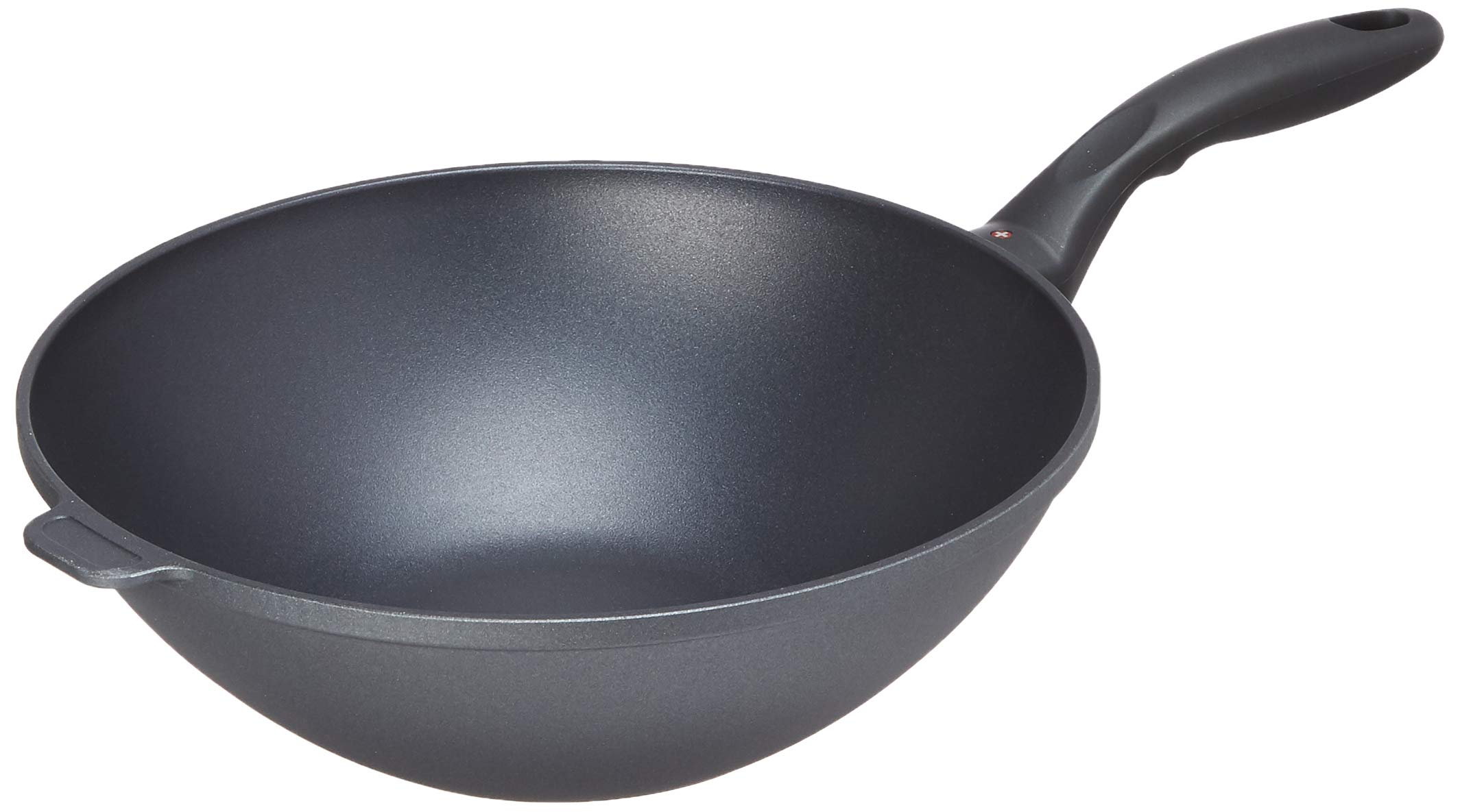 Swiss Diamond Wok with Lid \u0026 Tempura Rack - 11.8 (4.9 Qt.)  Gray by Swiss Diamond