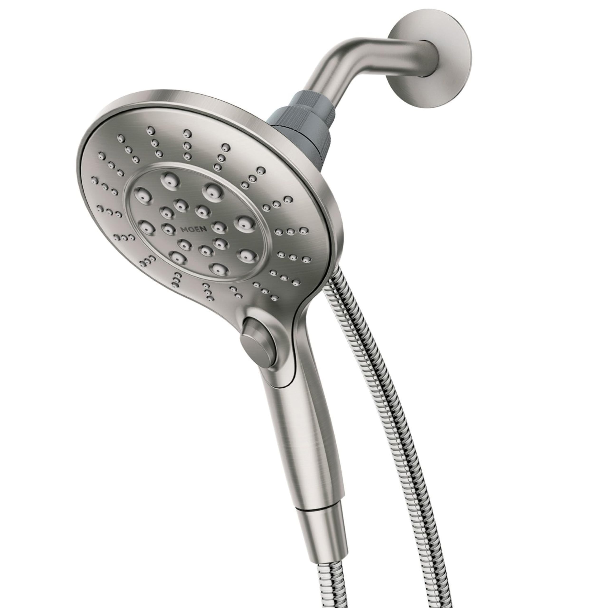 Moen 26112SRN 6役立つこと 差しわたし5.5in スプレーヘッドシャワーヘッド お手て手合い シミ押しとどめる 無光沢Ni