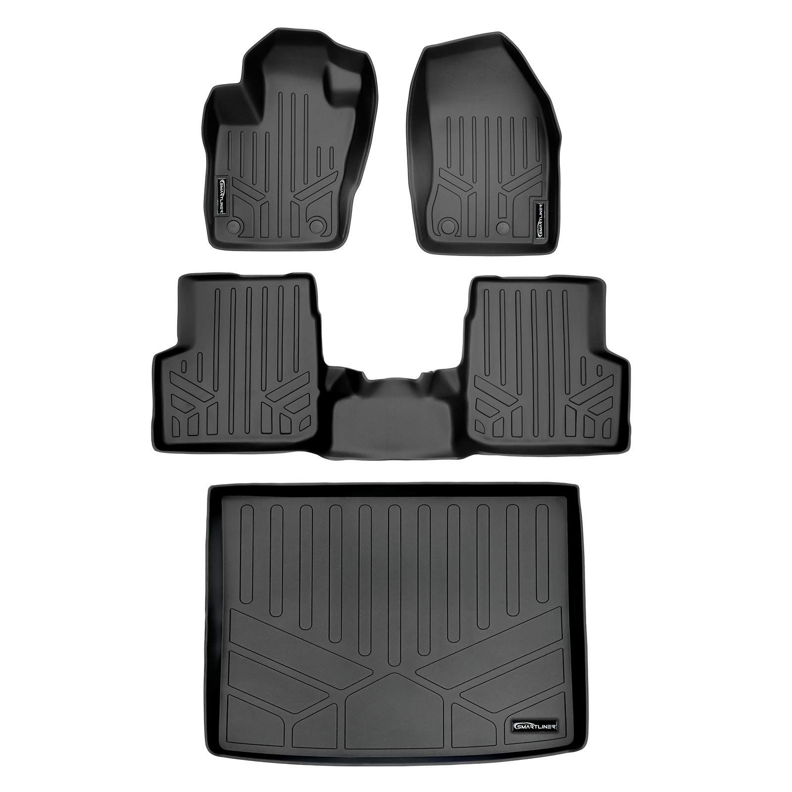 MAXFLOORMAT床マット(2行) MAXTRAYカーゴライナーセットブラック2015 ? 2017年のジープRenegade