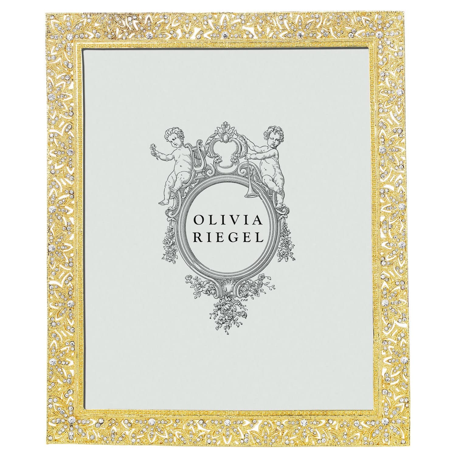 Olivia Riegel ウインドソーゴールド オーストリアンクリスタル 8x10 フレーム 8x10