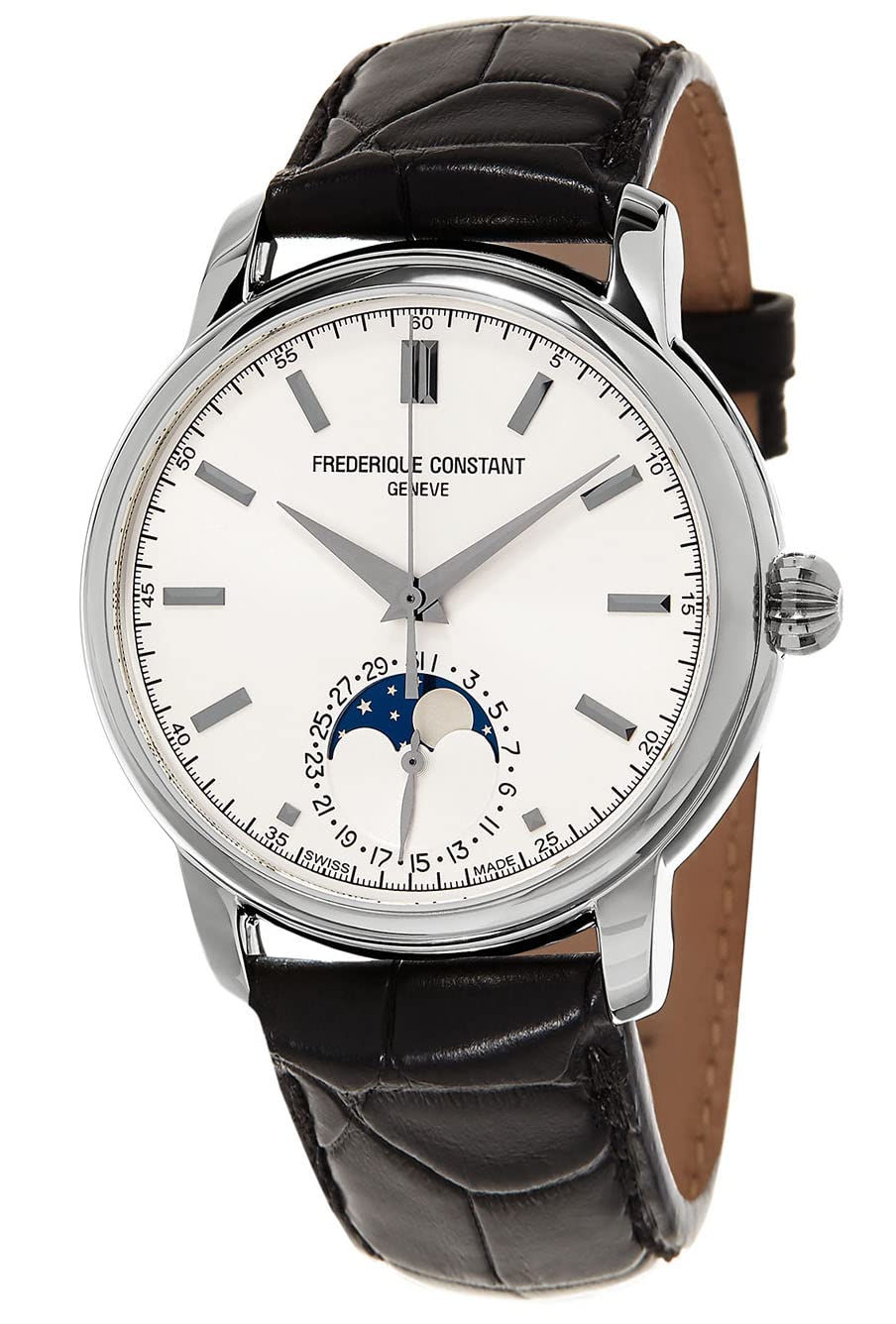 Frederique Constant メンズ FC715S4H6 古典派音楽アナログ書きあらわす自動小銃黒いことウオッチ