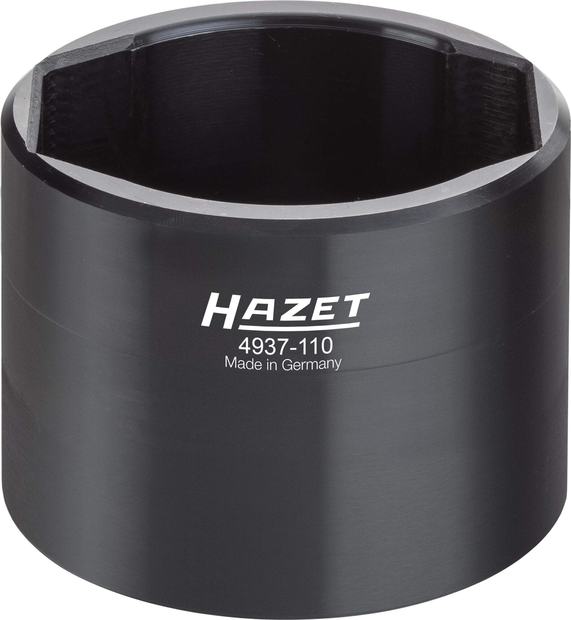 HAZET 磨か - 4937-110 25ミリメートルスクエア中空商用車のハブキャップソケット