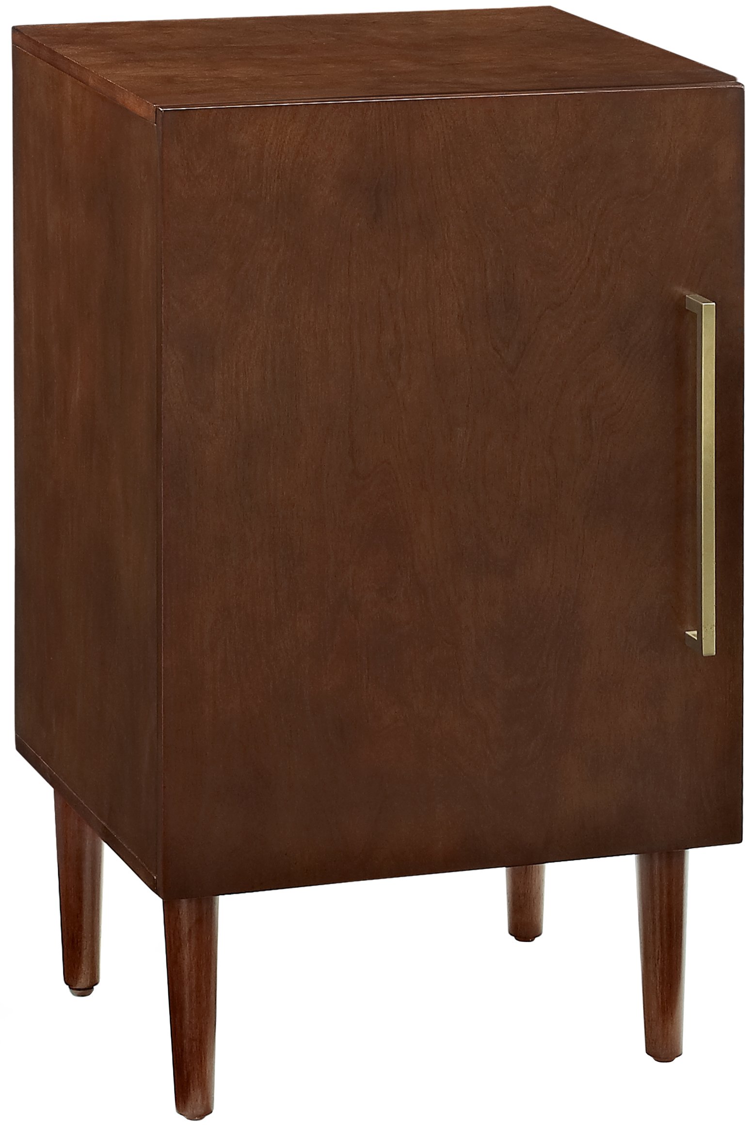 Crosley Furniture Everett Mid-Century Modern Record Player Stand Mahogany|global研究所