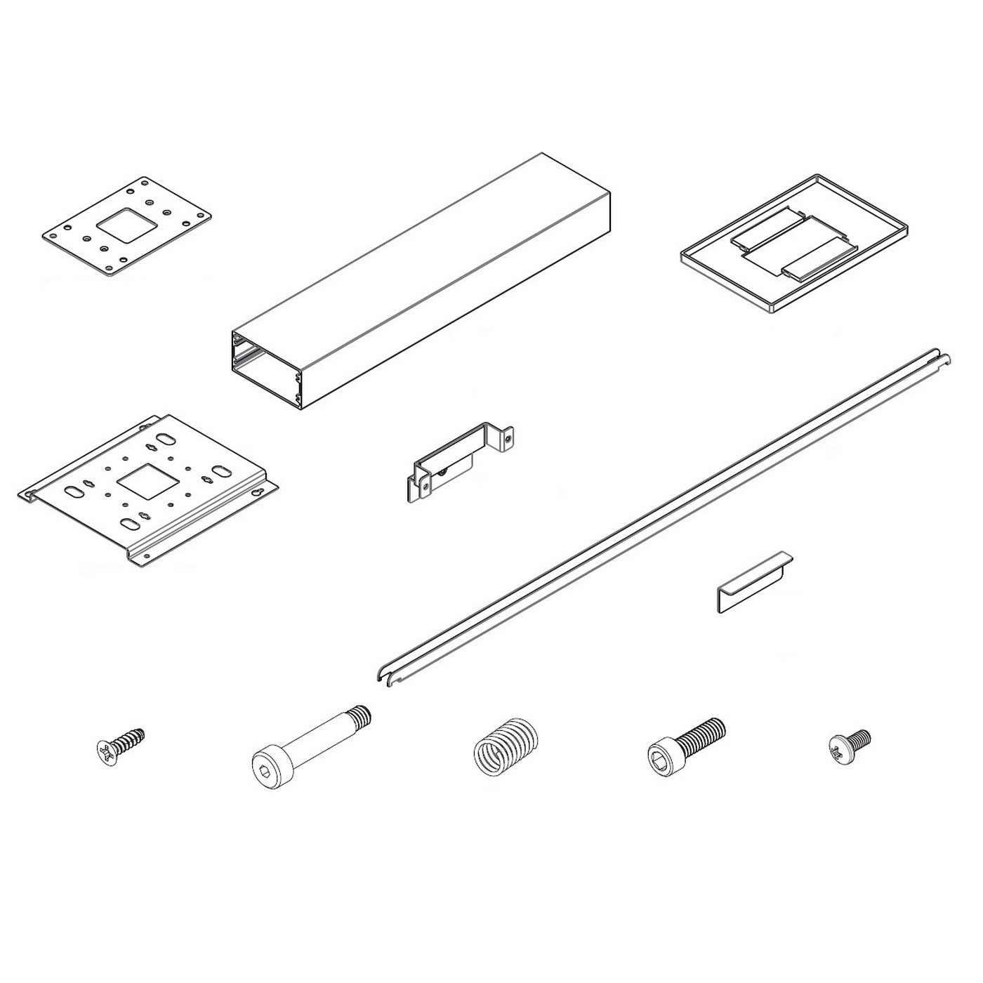 ClearOne 910-001-005-12 | 白いこと 12in 鍵 上昇限度据え置き一揃いの道具 ビームフォーミングマイクアレイ用