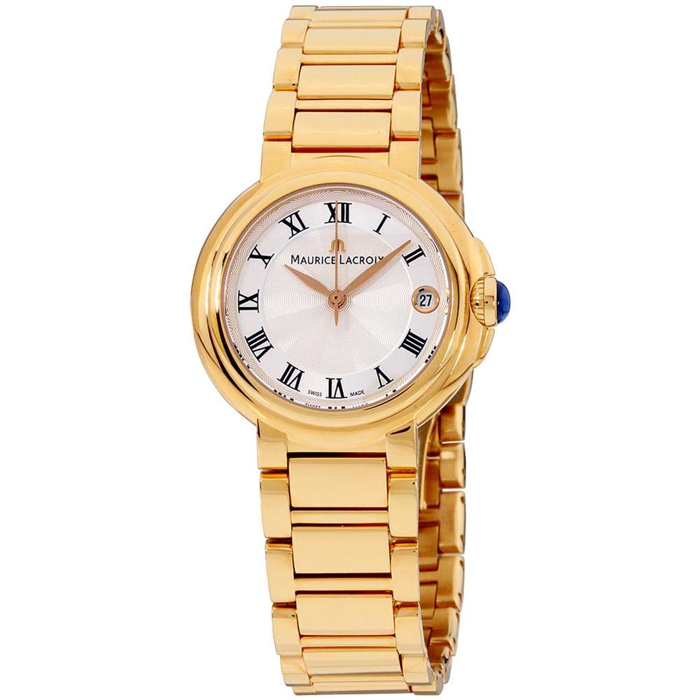 Maurice Lacroix Women\u0027s Fiaba 32粍 Steel Bracelet \u0026 Case Swiss Quartz Analog Watch FA1004-PVP06-110-1 プリンター・FAX用インク-PCサプライ・消耗品