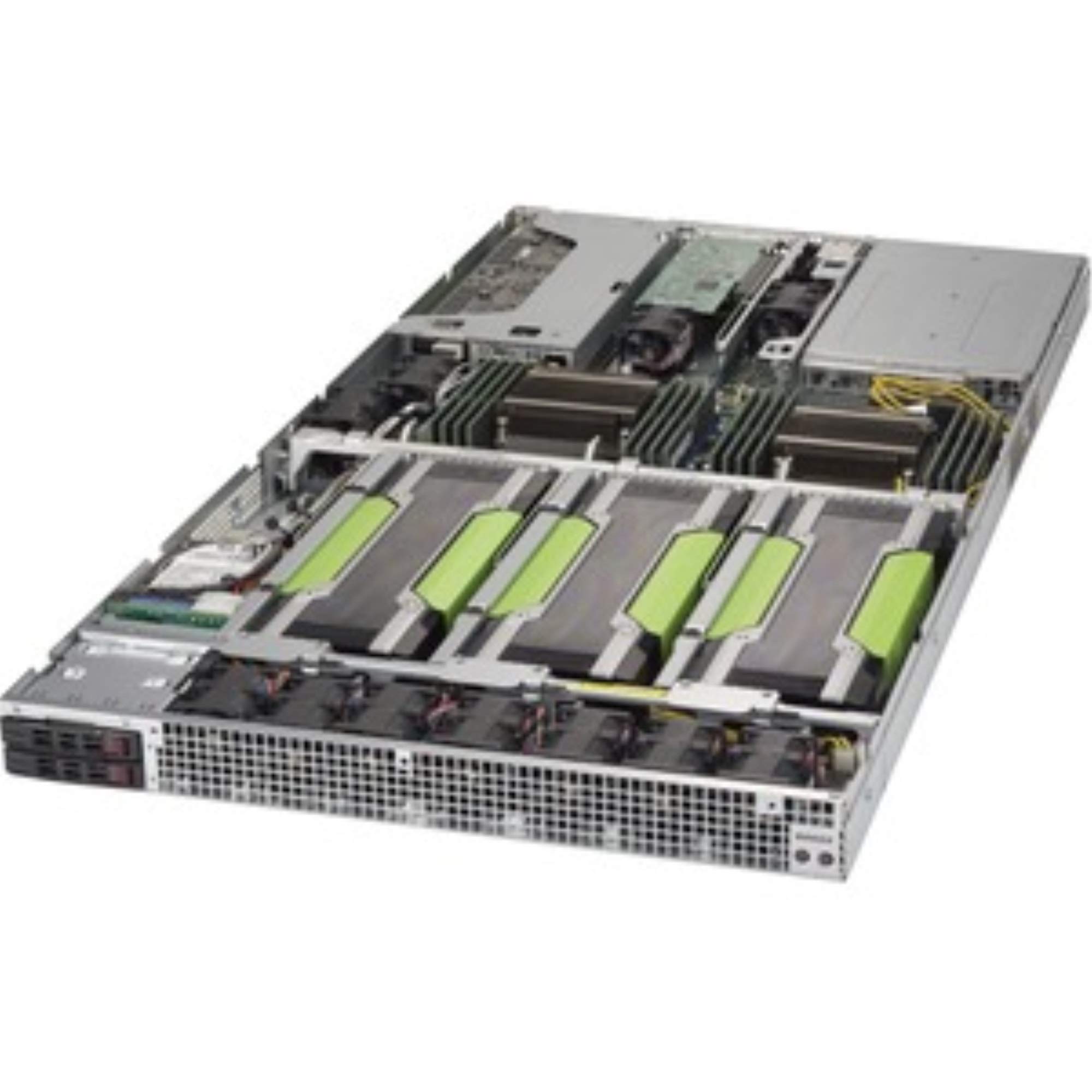 Supermicro SuperServer 1028GQ-TRT - Server - rack-mountable - 1U - 2-way - ランダムアクセス記憶装置 0 MB - SATA - hot-swap 2.5 - no HDD - AST2400 - GigE  10 GigE - no os - monitor: none