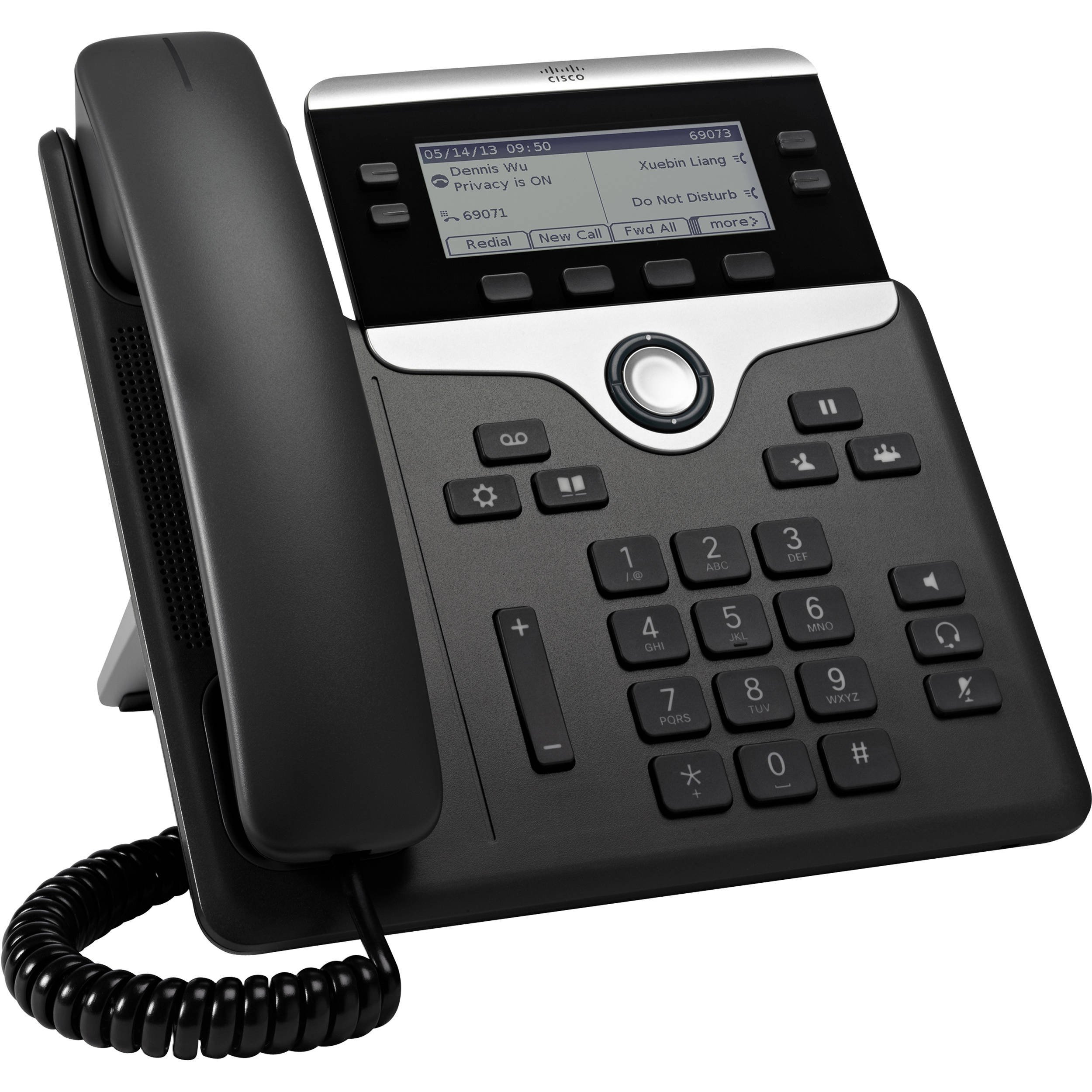 Cisco TAA Ip Phone 7841 Charcoal Standard Handset 4-Line 3.5 CP-7841-K9++\u003d