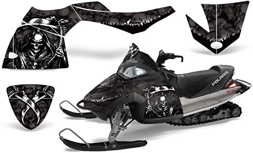 2005 ? 2007ポラリスFusion AMRRACINGグラフィックスデカールキット ? Reaper ? ブラック｜global研究所