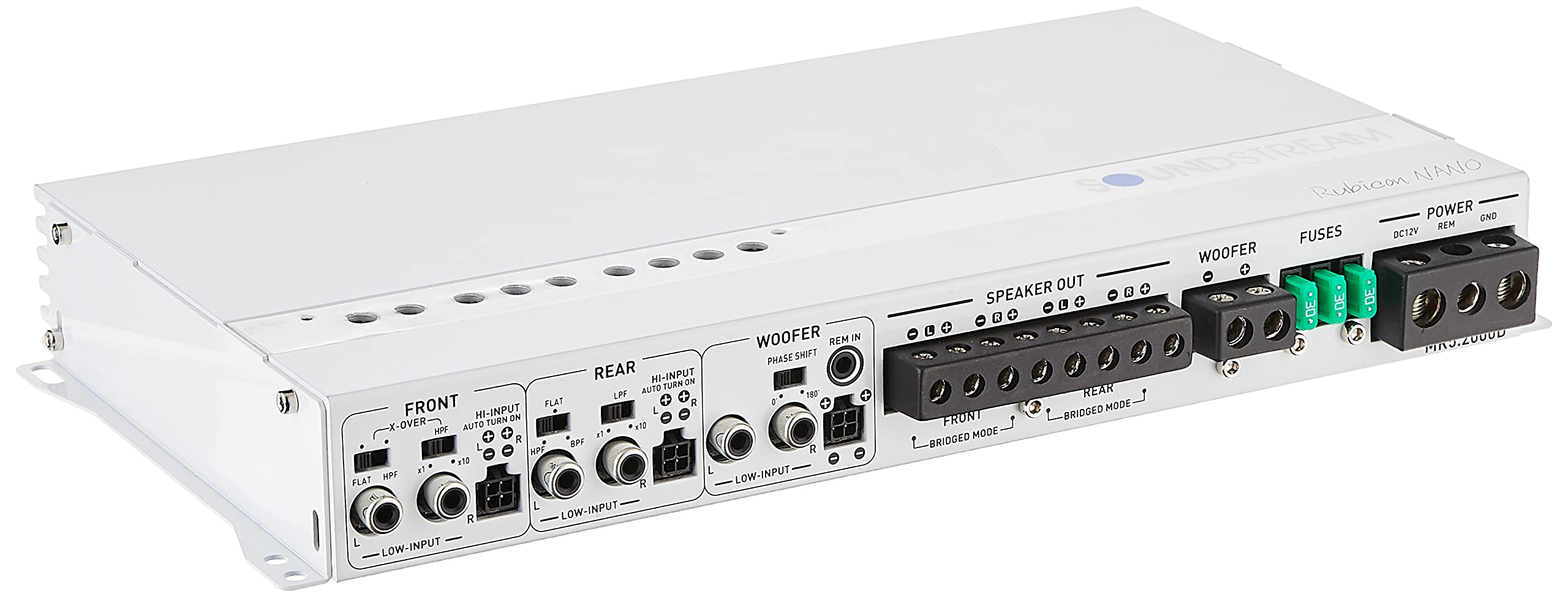 Soundstream MR5.2000D Rubicon Nano 2000W Class D 5-Channel Marine Amplifier by Soundstream