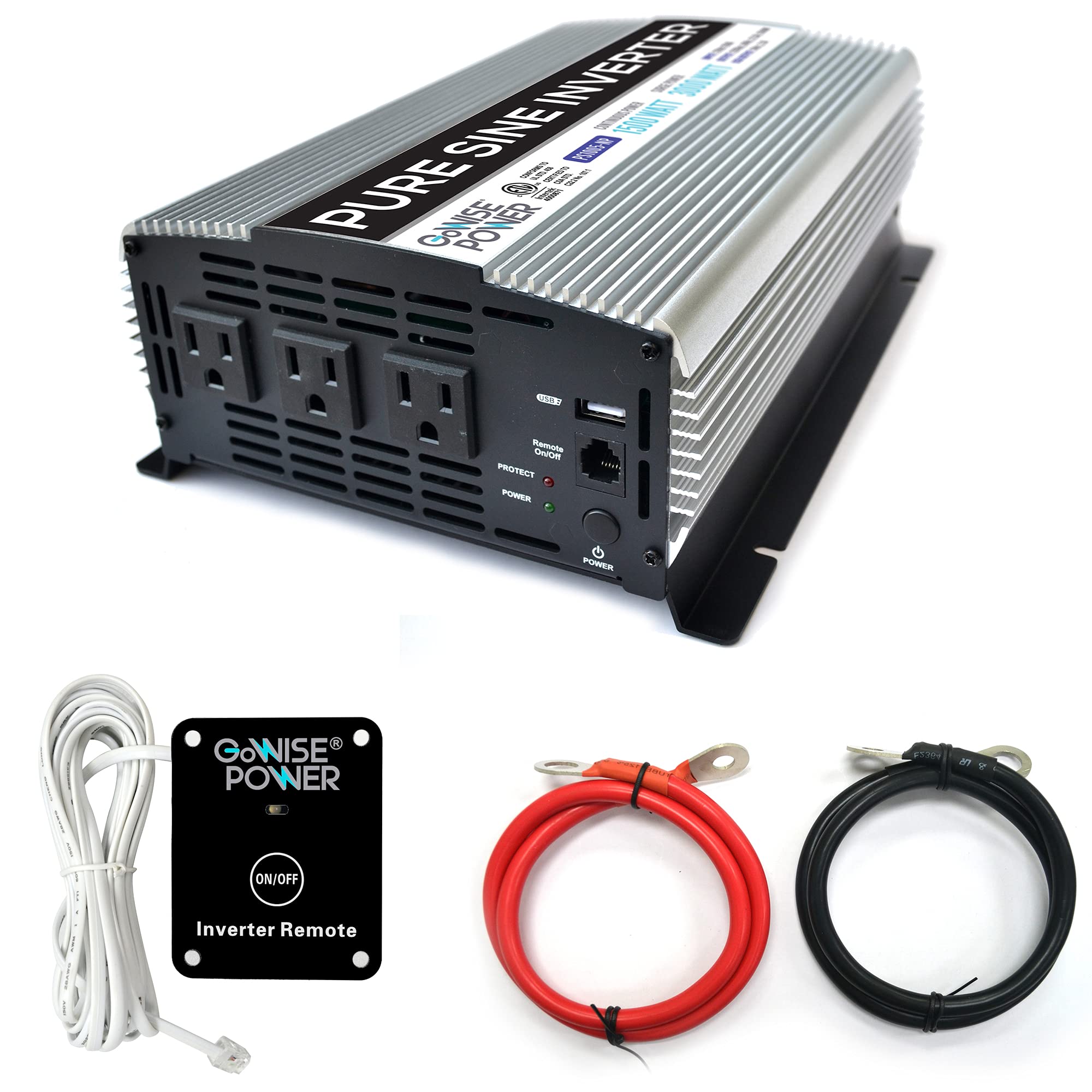 Power TechON PS1005 Pure Sine Wave Inverter (1500W Cont/3000W Peak) by Power TechOn｜global研究所