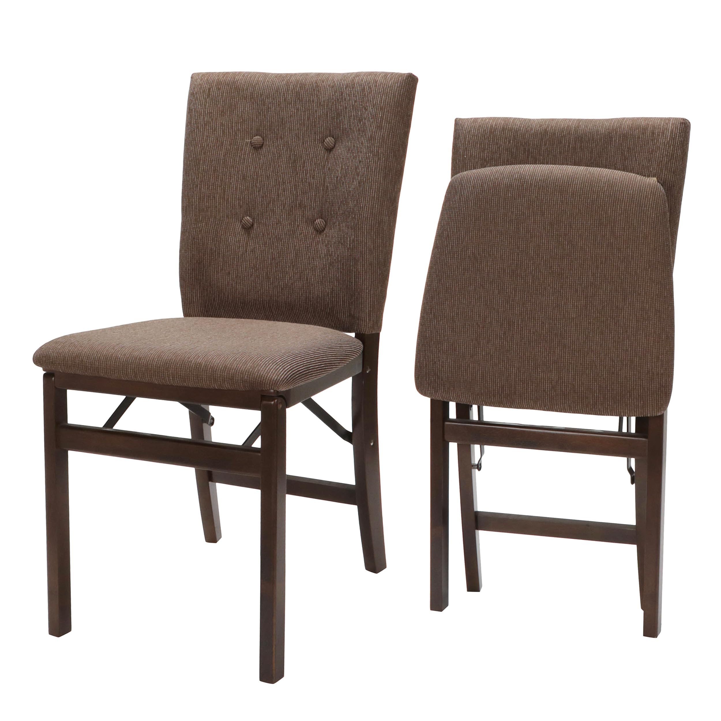 Stakmore Parson’s Folding Chair Finish  Set of 2  Espresso