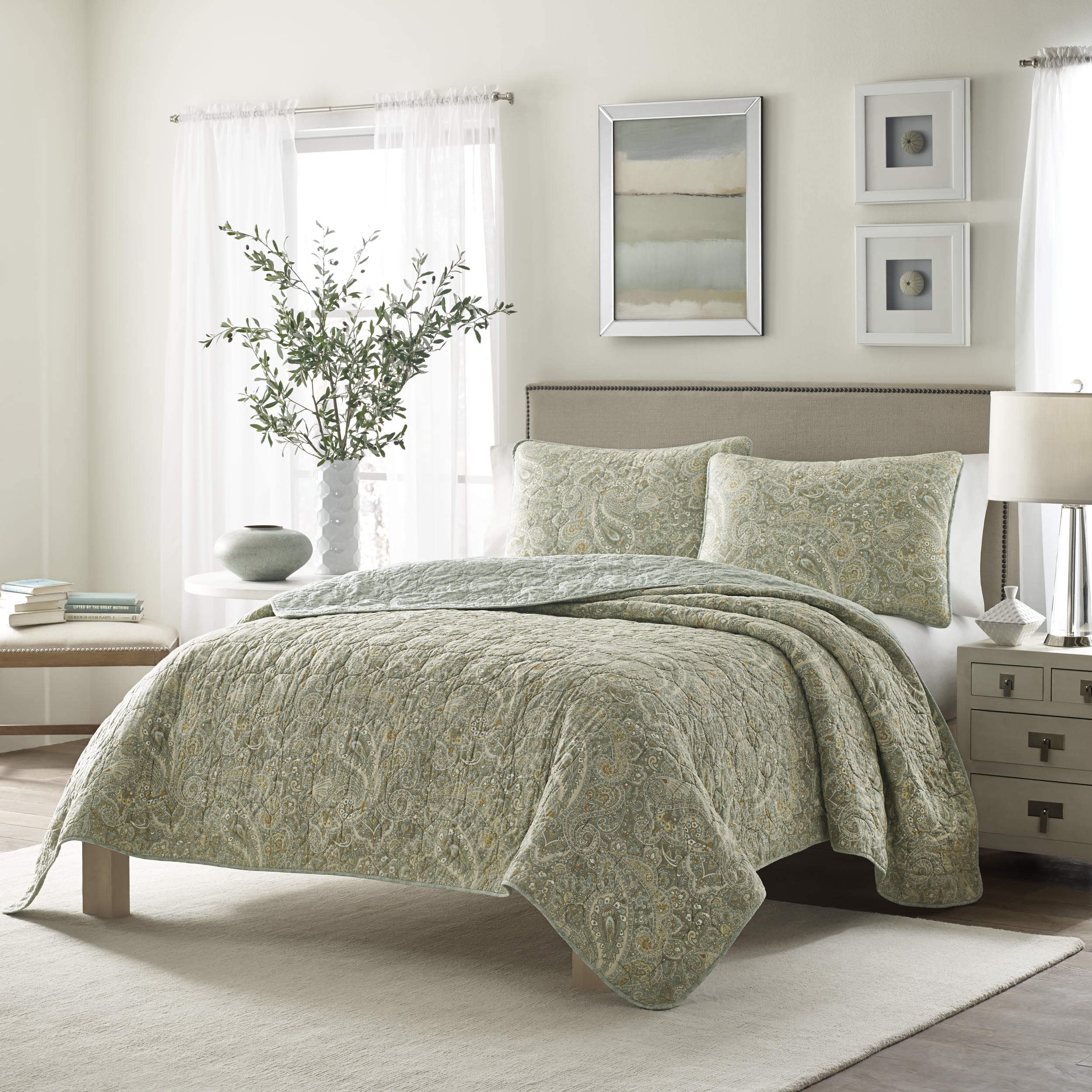 (King) - Stone Cottage Emilia Cotton Quilt Set  King