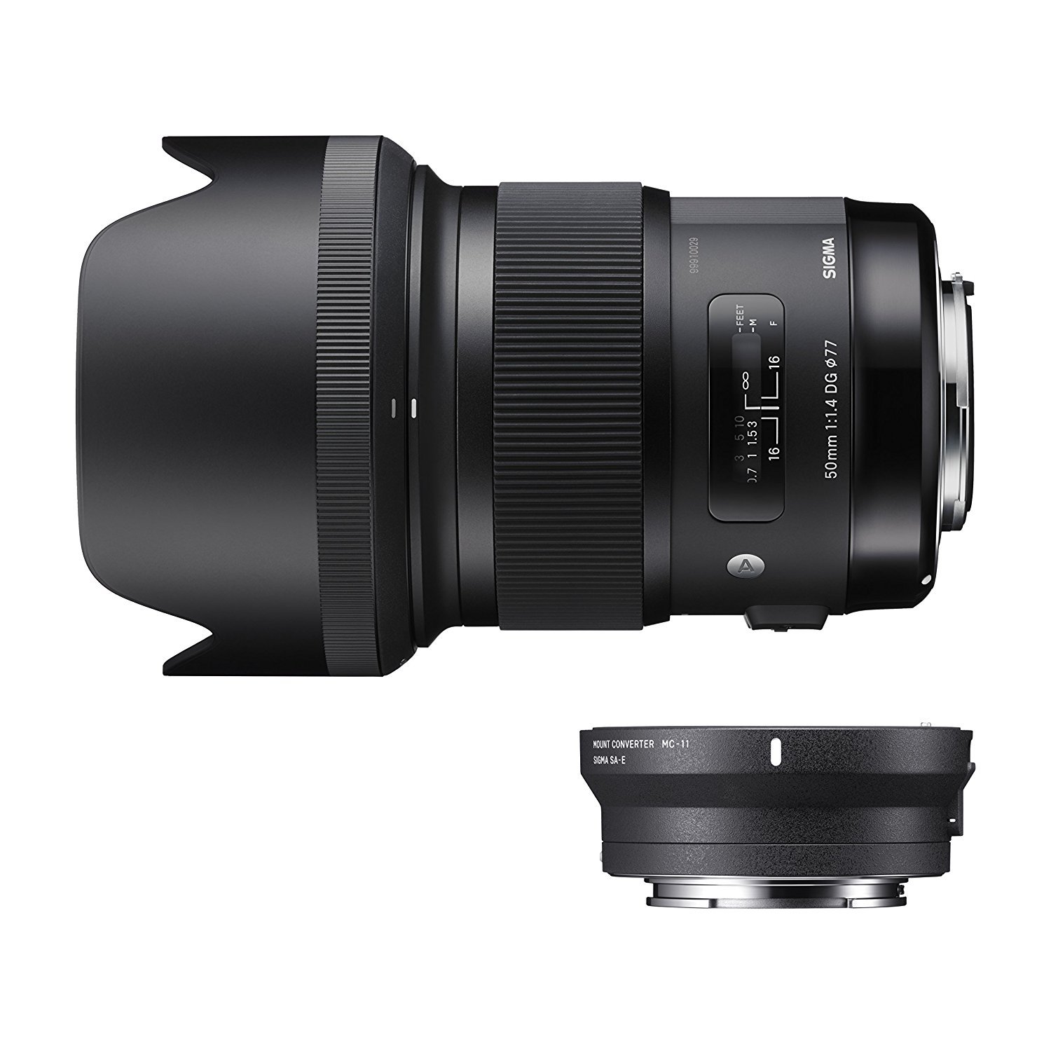 SIGMA Art 50mm F1.4 DG HSM シグマ用 & マウントコンバーター MC-11 SA-E用 レンズキット|global研究所