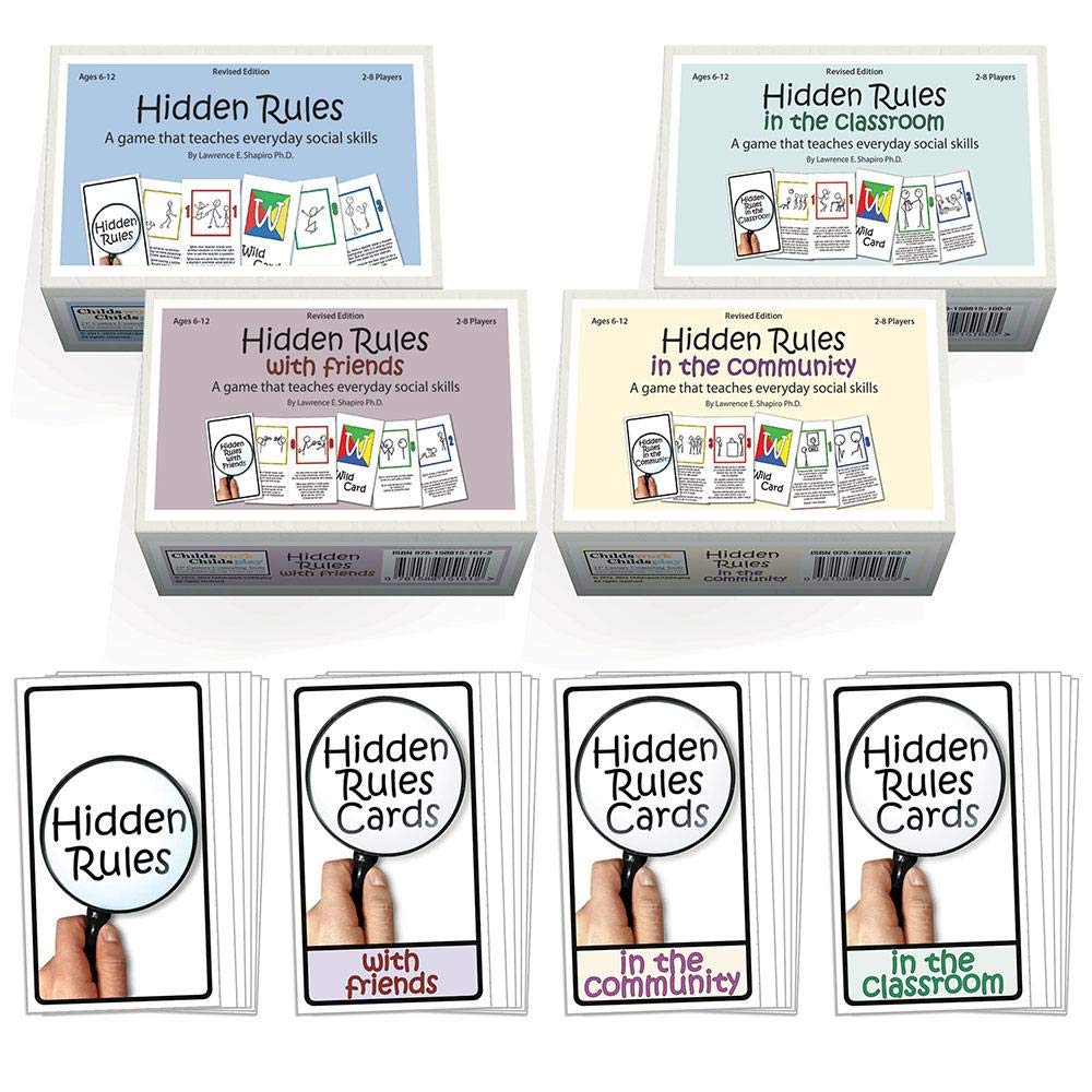 Hidden Rules Card Games - Set of 4