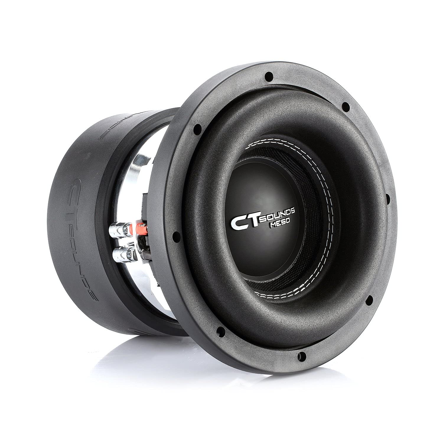 CT Sounds MESO-8-D4 1600ワット 最大限度8in カーサブウーファー デュアル 4オーム