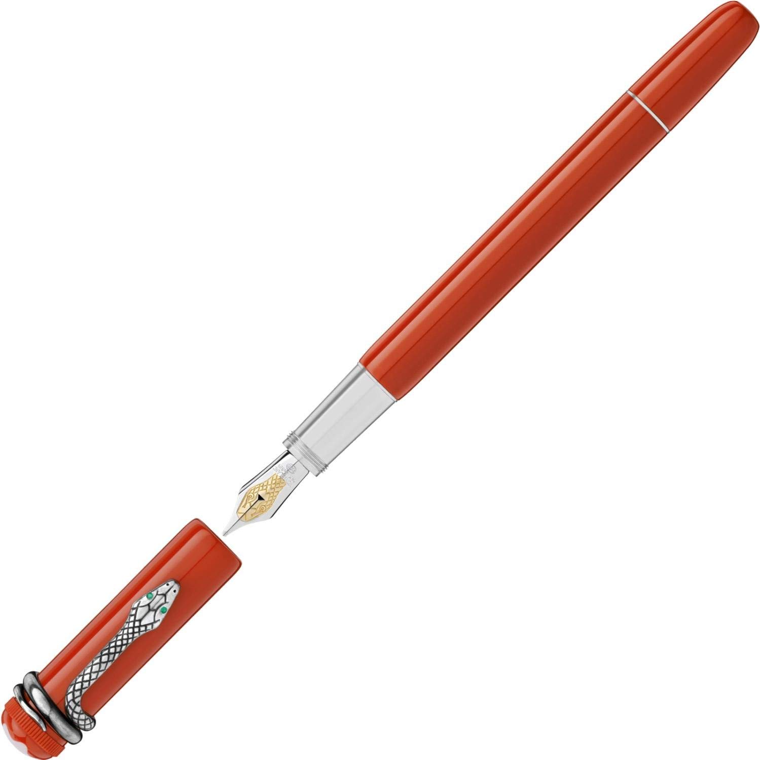Montblanc ヘリテージコレクション ルージュ Et Noir 万年筆 114974