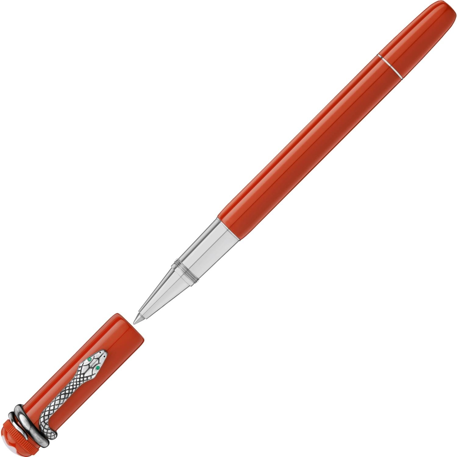 MONTBLANC ROLLER HERITAGE COLLECTION ROUGE & NOIRE SPECIAL EDITION CORAL 114726 - Default Title