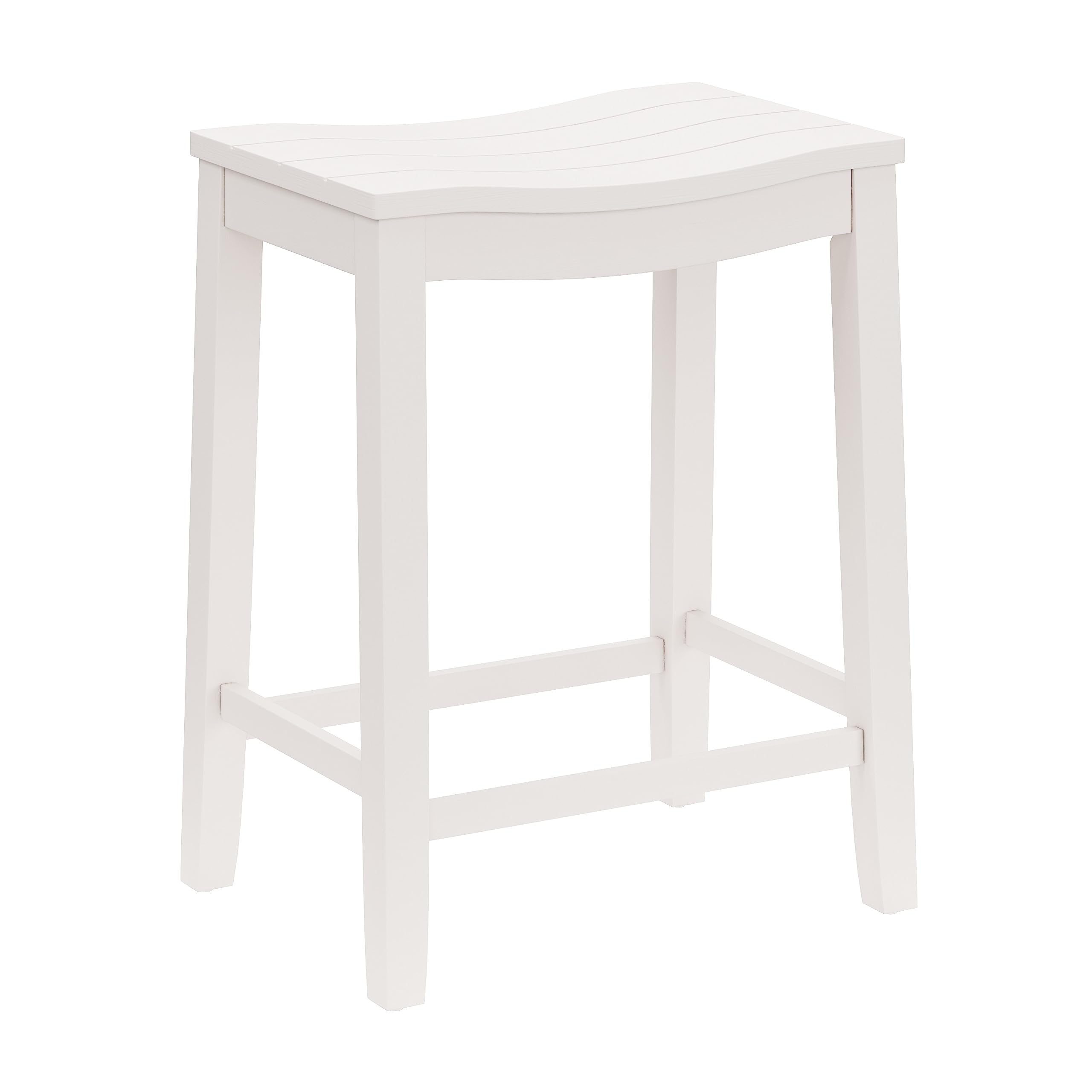 Hillsdale Furniture Fiddler バックレス カウンターハイト サドルスツール ホワイト｜global研究所