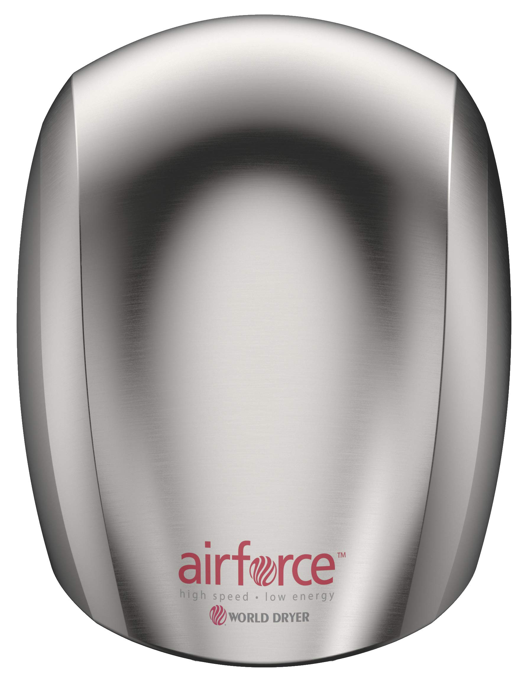 World Dryer J-973A3 エアフォース 自動高速エネルギー効率 ハンドドライヤー ステンレススチールカバー つや消し 110-120V
