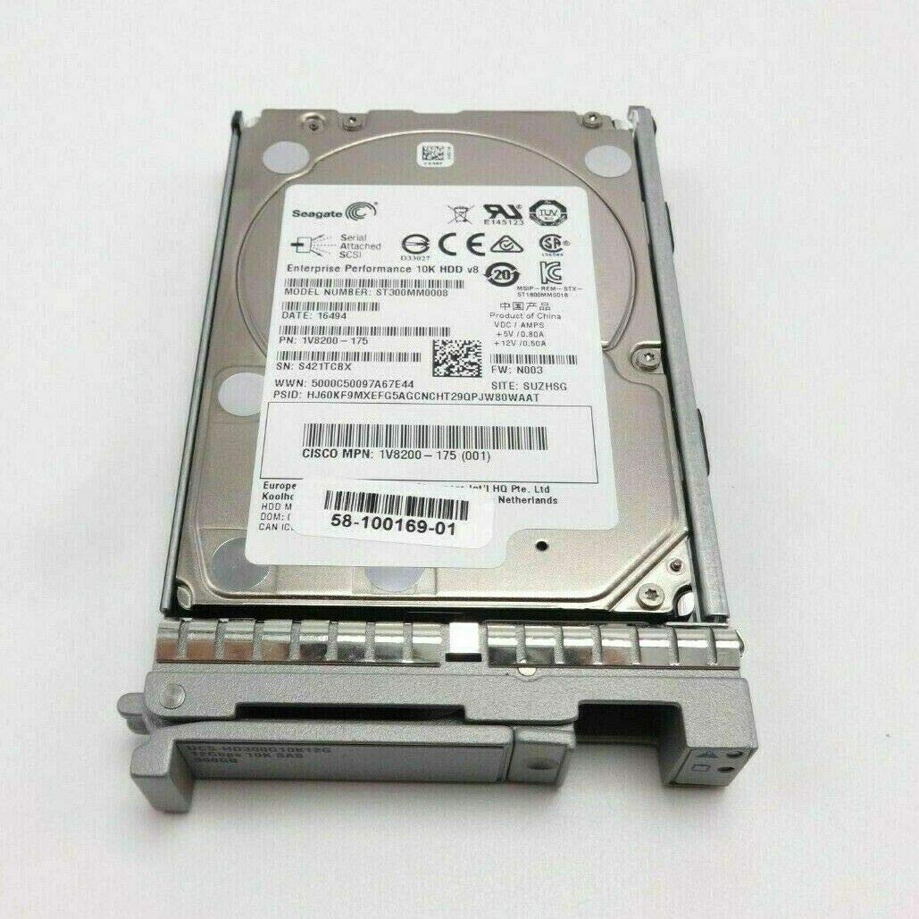 Cisco Systems UCS-固定ディスク300G10K12G\u003d 【保護すること買いもとめる至要たる】300GB 12G SAS 10K RPM SFF HDD