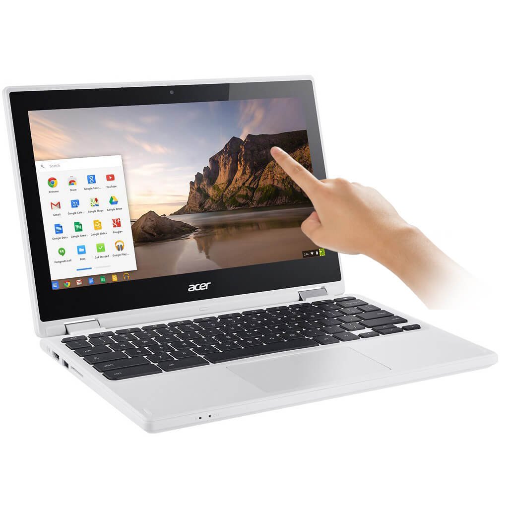 Acer Chromebook 2-インチ-1 CB5-132T-C8ZW - 11.6 固定ディスク Touch - Celeron N3060 - 4GB - 16GB - White(亜米利加並行輸入品)